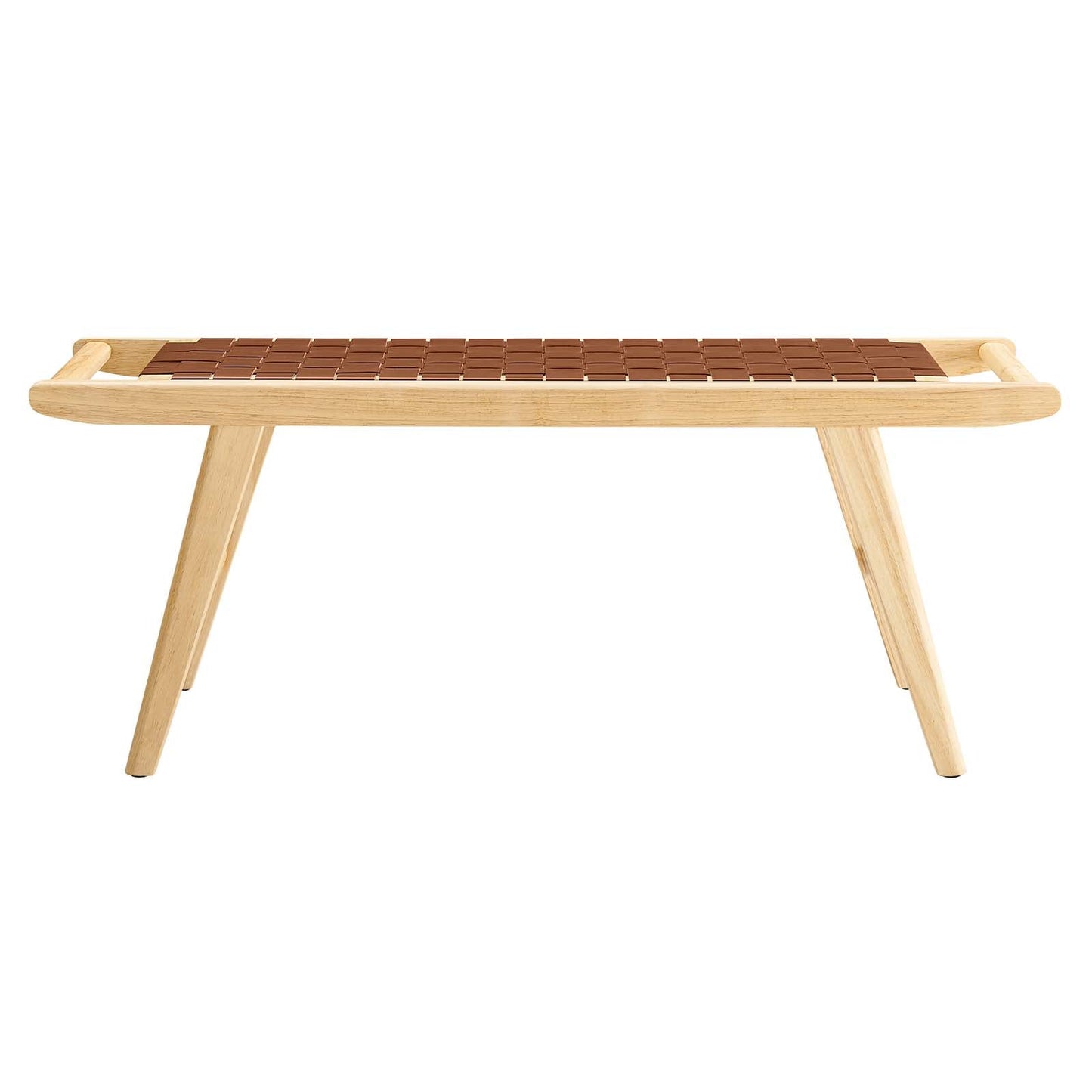 Saoirse 47" Faux Leather Wood Bench By Modway - EEI-6551 | Benches | Modway - 4