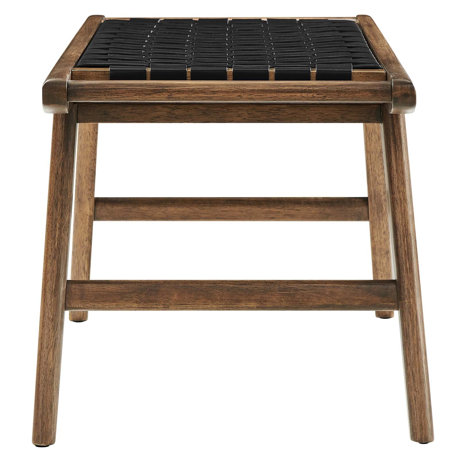 Saoirse 47" Faux Leather Wood Bench By Modway - EEI-6551 | Benches | Modway - 10