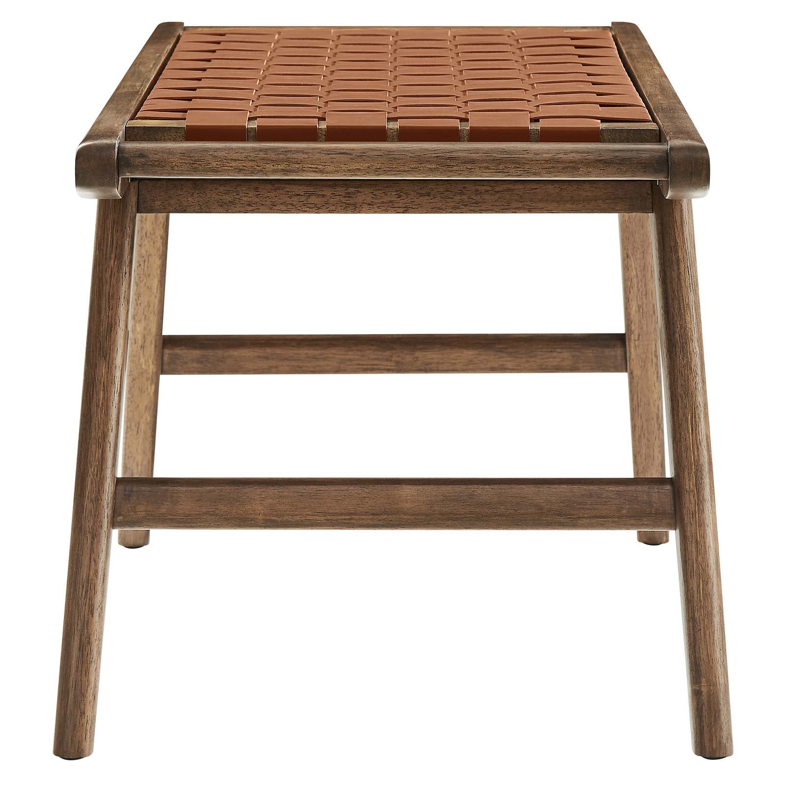 Saoirse 47" Faux Leather Wood Bench By Modway - EEI-6551 | Benches | Modway - 18