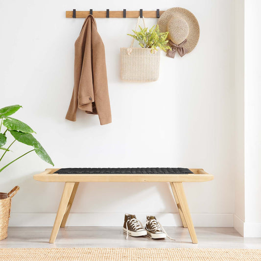 Saoirse 47" Wove Rope Wood Bench By Modway - EEI-6552 | Benches | Modway