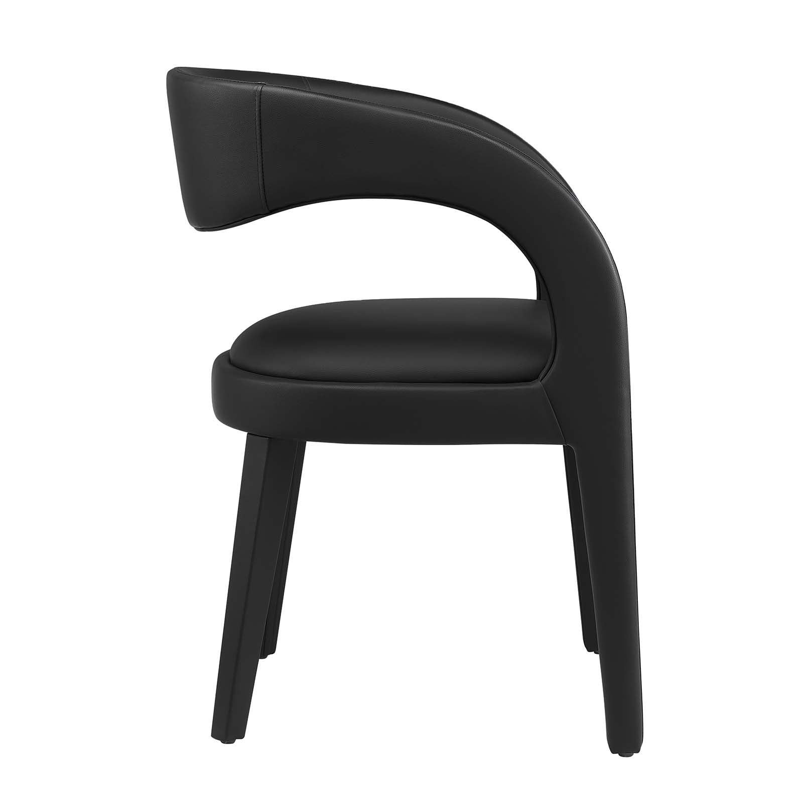 Pinnacle Vegan Leather Dining Chair Set of Two By Modway - EEI-6561 | Dining Chairs | Modway - 3