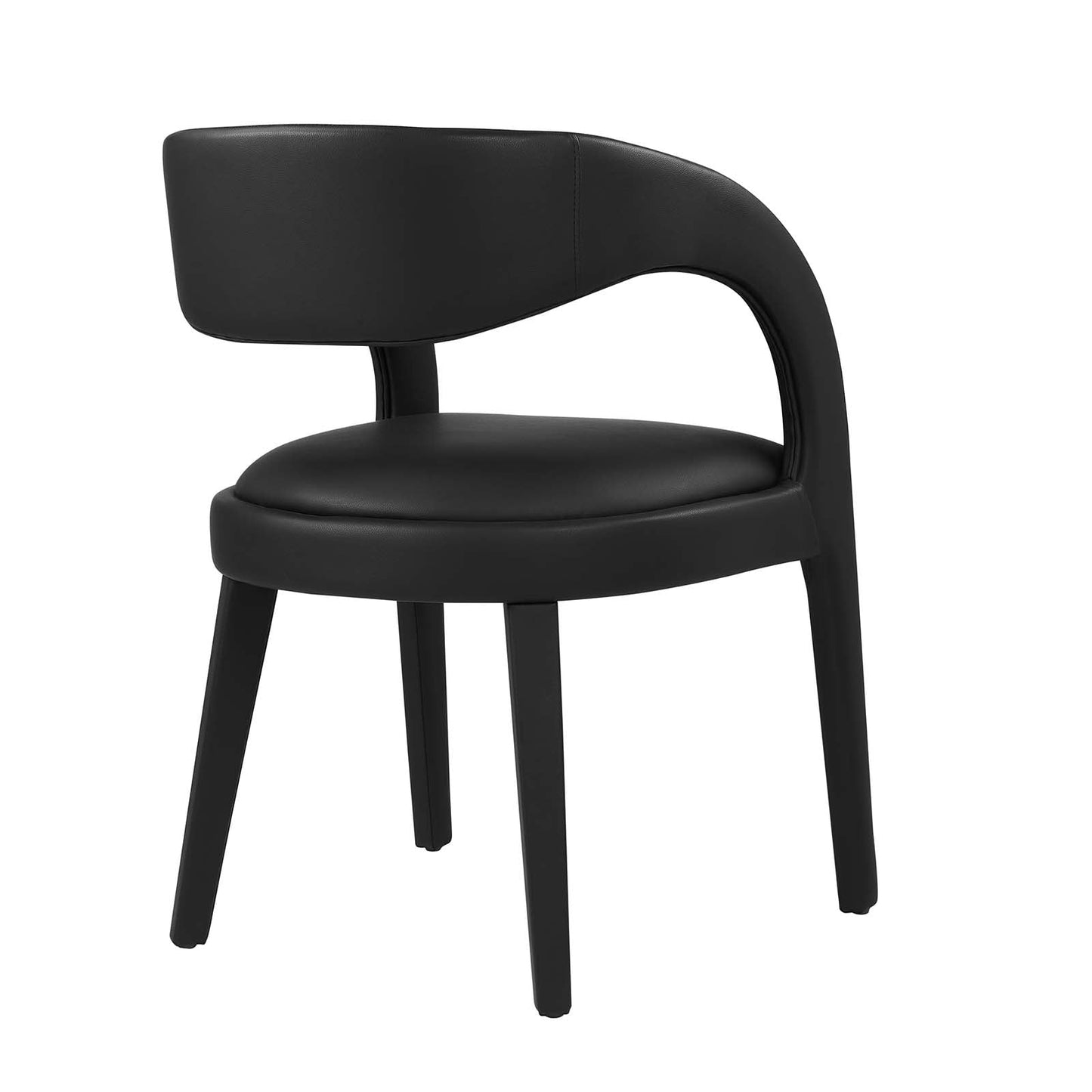 Pinnacle Vegan Leather Dining Chair Set of Two By Modway - EEI-6561 | Dining Chairs | Modway - 4