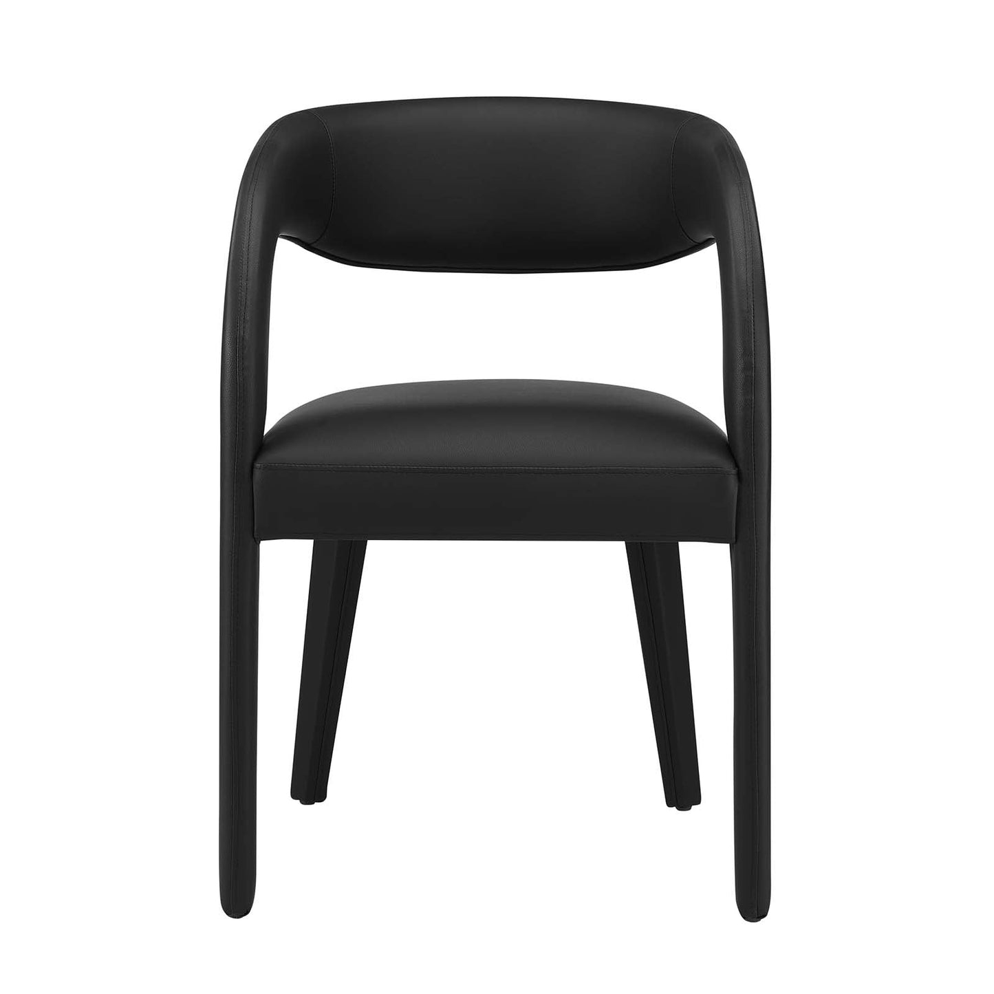 Pinnacle Vegan Leather Dining Chair Set of Two By Modway - EEI-6561 | Dining Chairs | Modway - 5