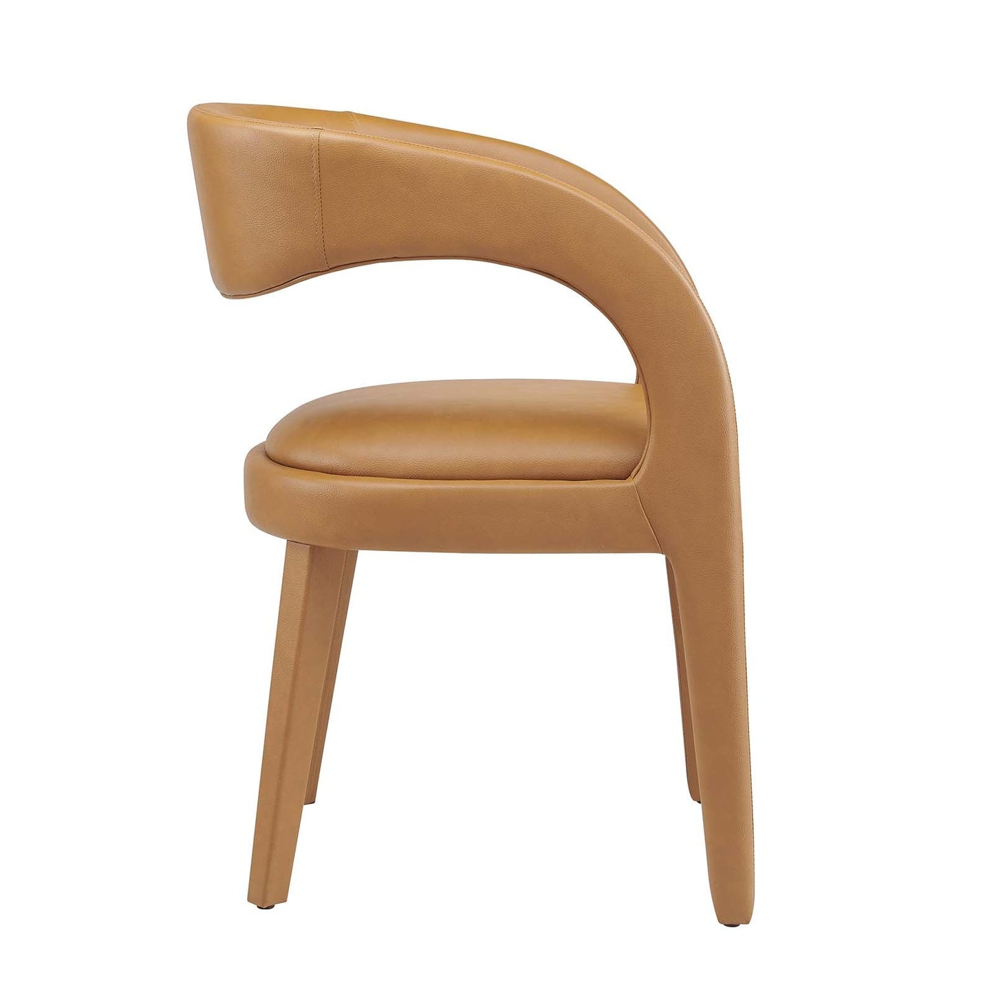 Pinnacle Vegan Leather Dining Chair Set of Two By Modway - EEI-6561 | Dining Chairs | Modway - 12