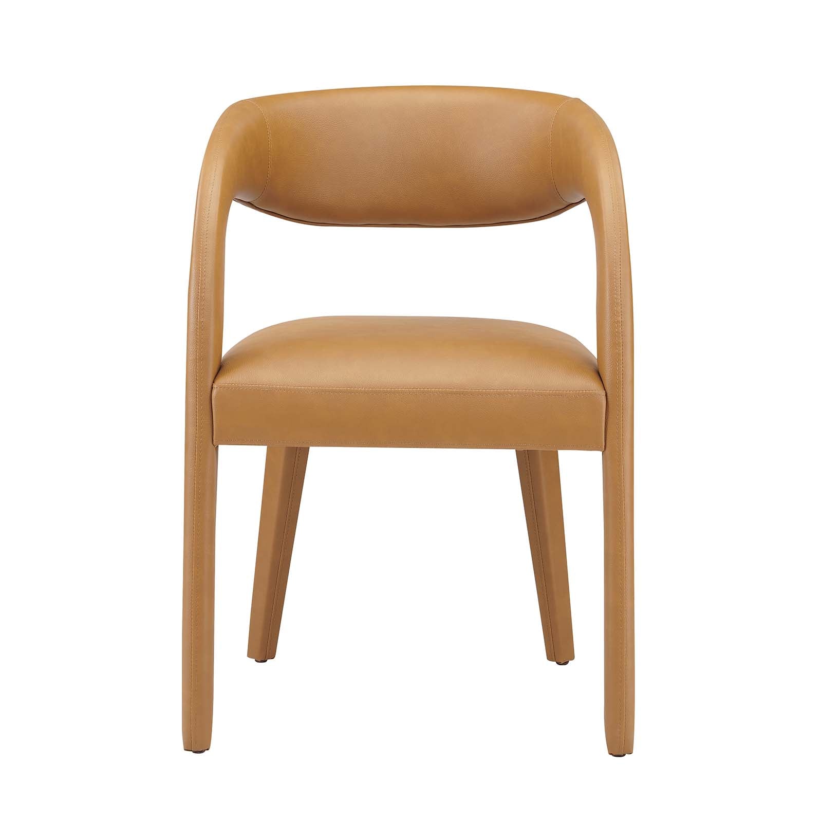 Pinnacle Vegan Leather Dining Chair Set of Two By Modway - EEI-6561 | Dining Chairs | Modway - 14