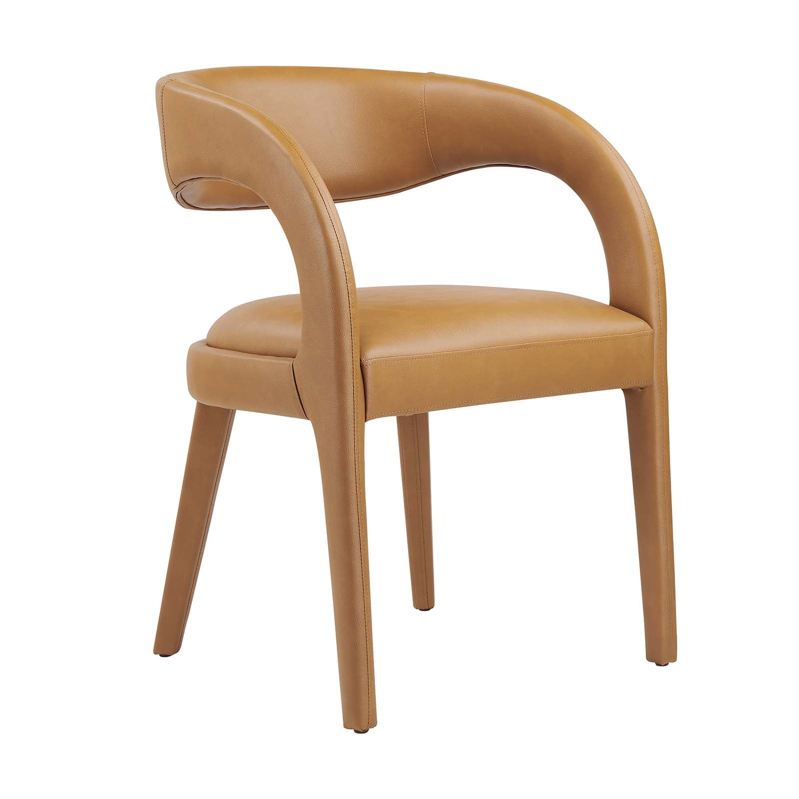 Pinnacle Vegan Leather Dining Chair Set of Two By Modway - EEI-6561 | Dining Chairs | Modway - 16