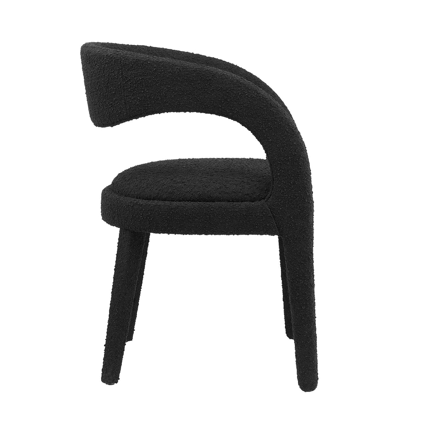 Pinnacle Boucle Upholstered Dining Chair Set of Two By Modway - EEI-6562 | Dining Chairs | Modway - 3