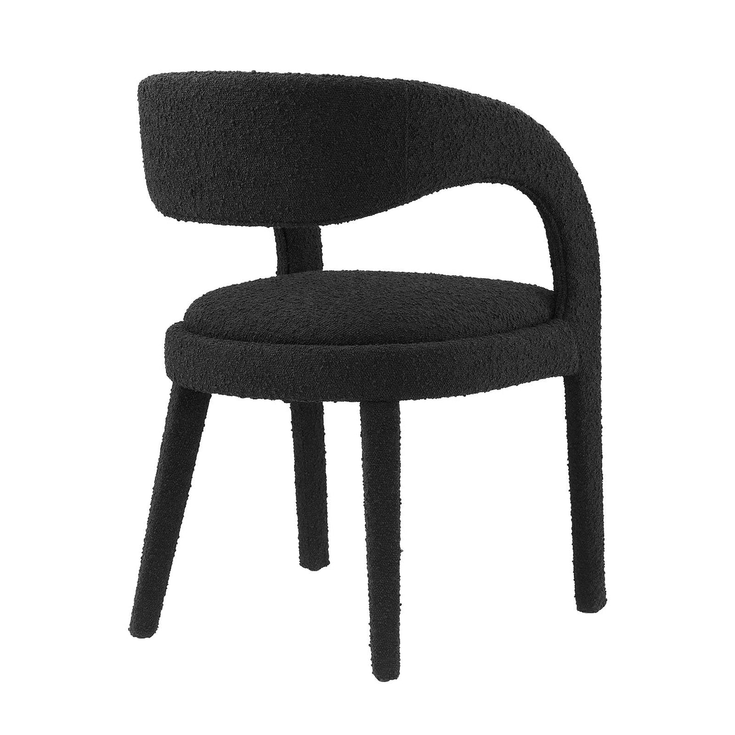 Pinnacle Boucle Upholstered Dining Chair Set of Two By Modway - EEI-6562 | Dining Chairs | Modway - 4