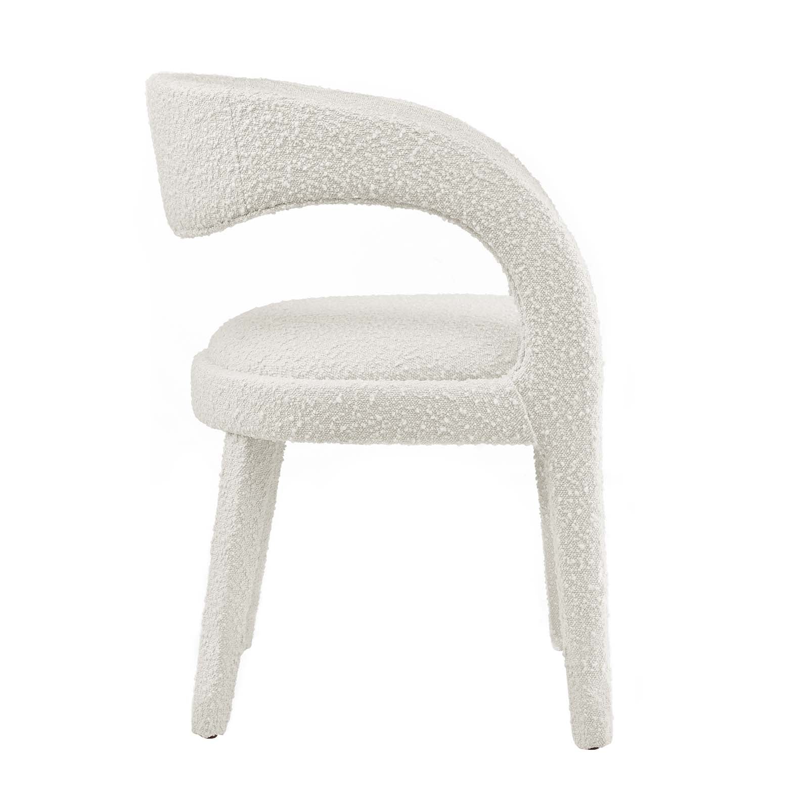 Pinnacle Boucle Upholstered Dining Chair Set of Two By Modway - EEI-6562 | Dining Chairs | Modway - 12