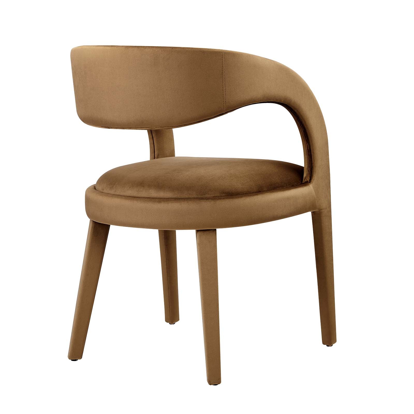 Pinnacle Performance Velvet Dining Chair Set of Two By Modway - EEI-6563 | Dining Chairs | Modway - 4