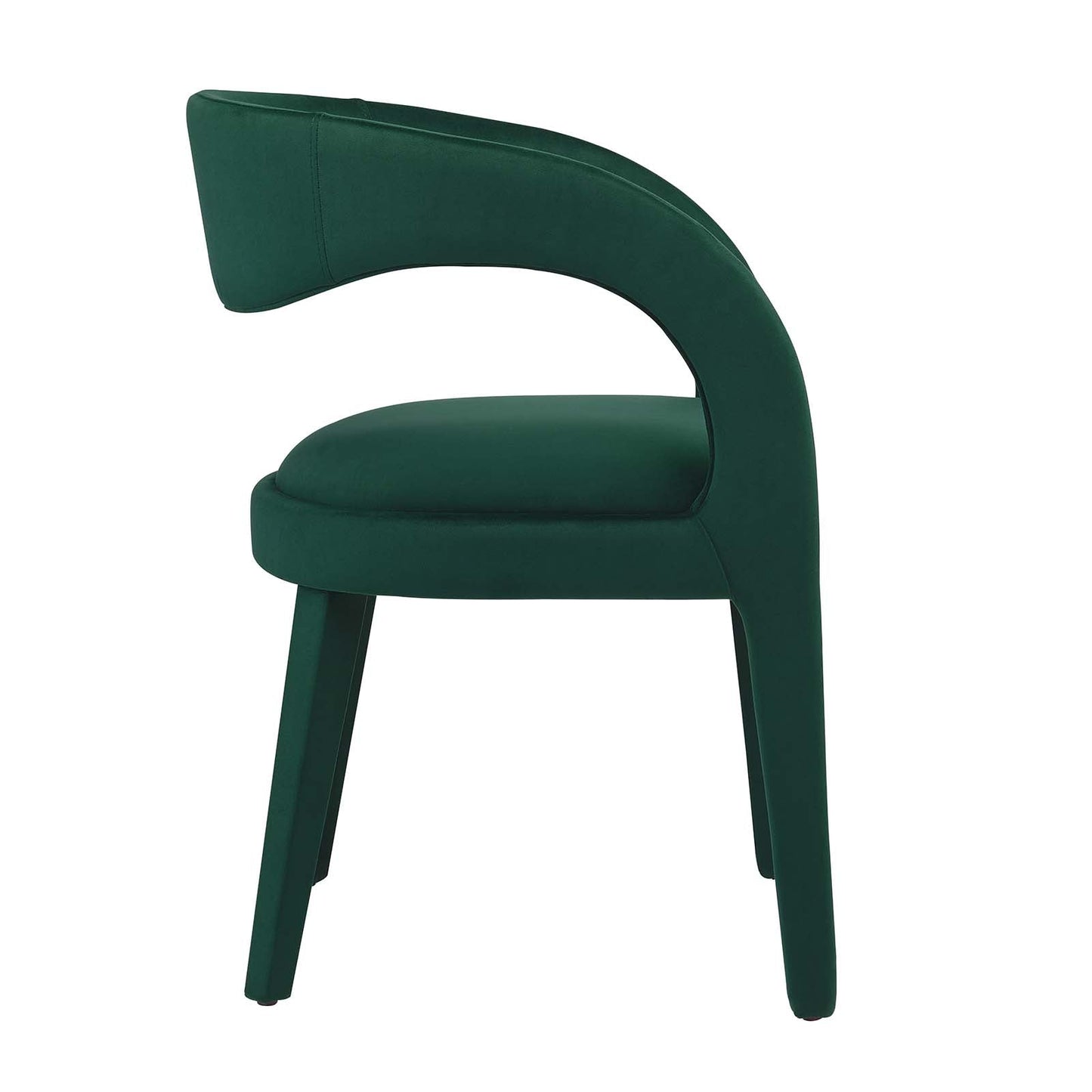 Pinnacle Performance Velvet Dining Chair Set of Two By Modway - EEI-6563 | Dining Chairs | Modway - 12