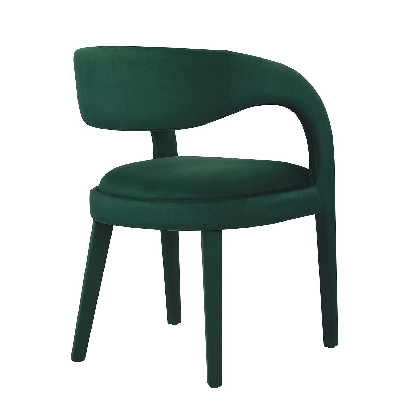 Pinnacle Performance Velvet Dining Chair Set of Two By Modway - EEI-6563 | Dining Chairs | Modway - 13
