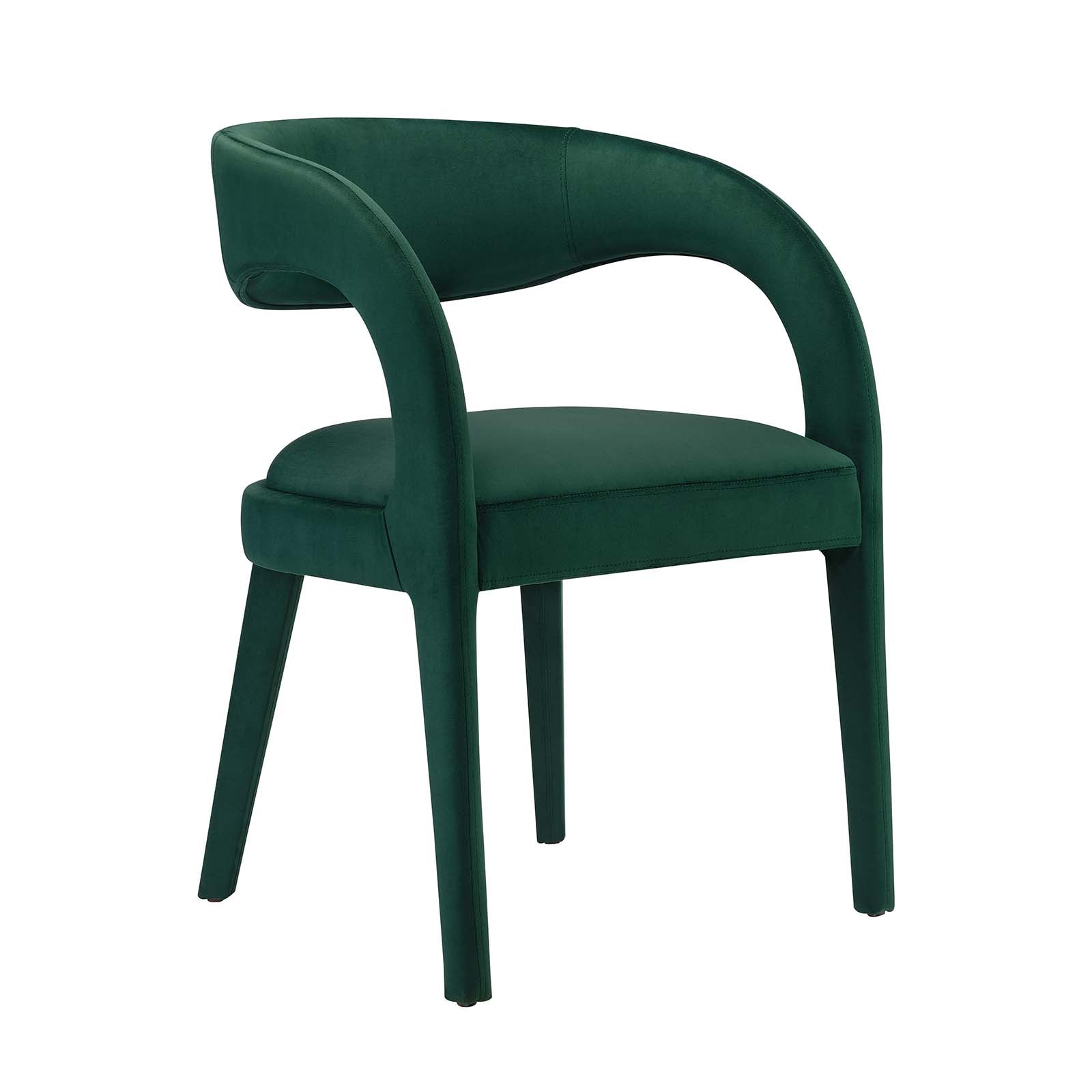 Pinnacle Performance Velvet Dining Chair Set of Two By Modway - EEI-6563 | Dining Chairs | Modway - 16