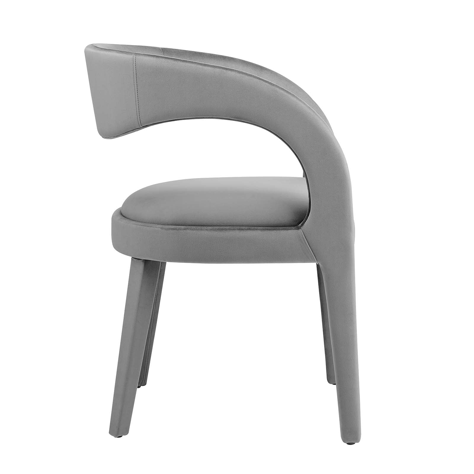 Pinnacle Performance Velvet Dining Chair Set of Two By Modway - EEI-6563 | Dining Chairs | Modway - 21