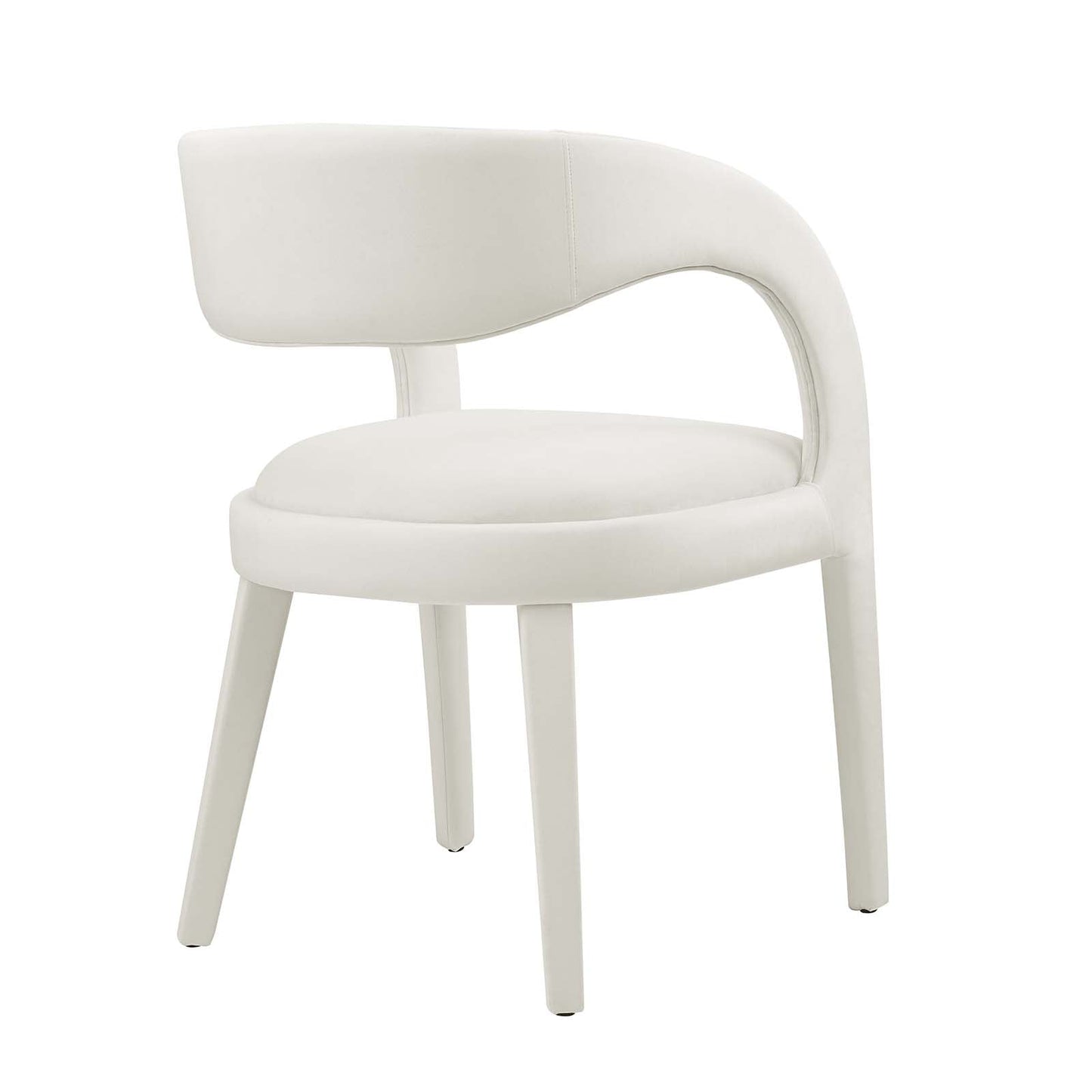 Pinnacle Performance Velvet Dining Chair Set of Two By Modway - EEI-6563 | Dining Chairs | Modway - 31