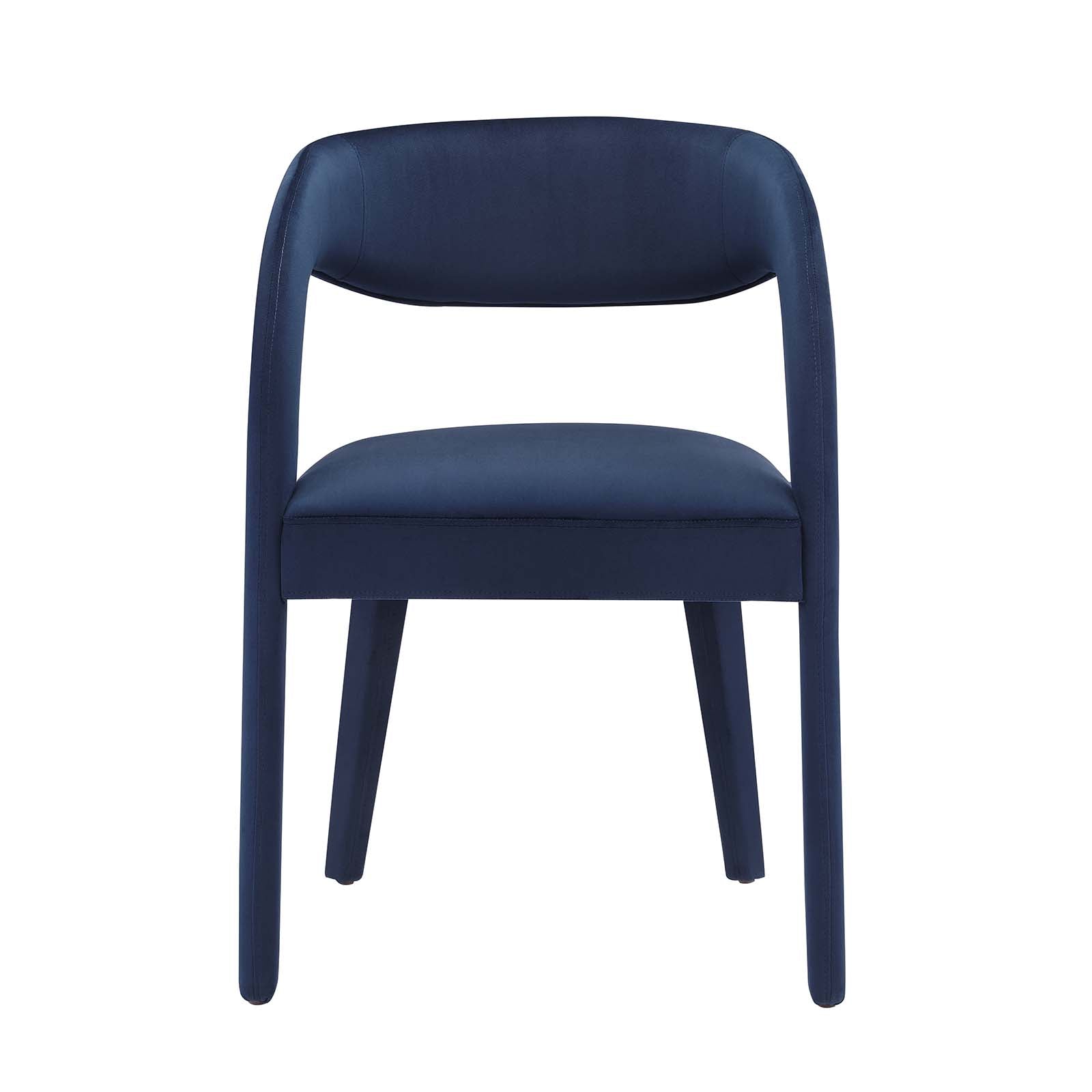 Pinnacle Performance Velvet Dining Chair Set of Two By Modway - EEI-6563 | Dining Chairs | Modway - 41