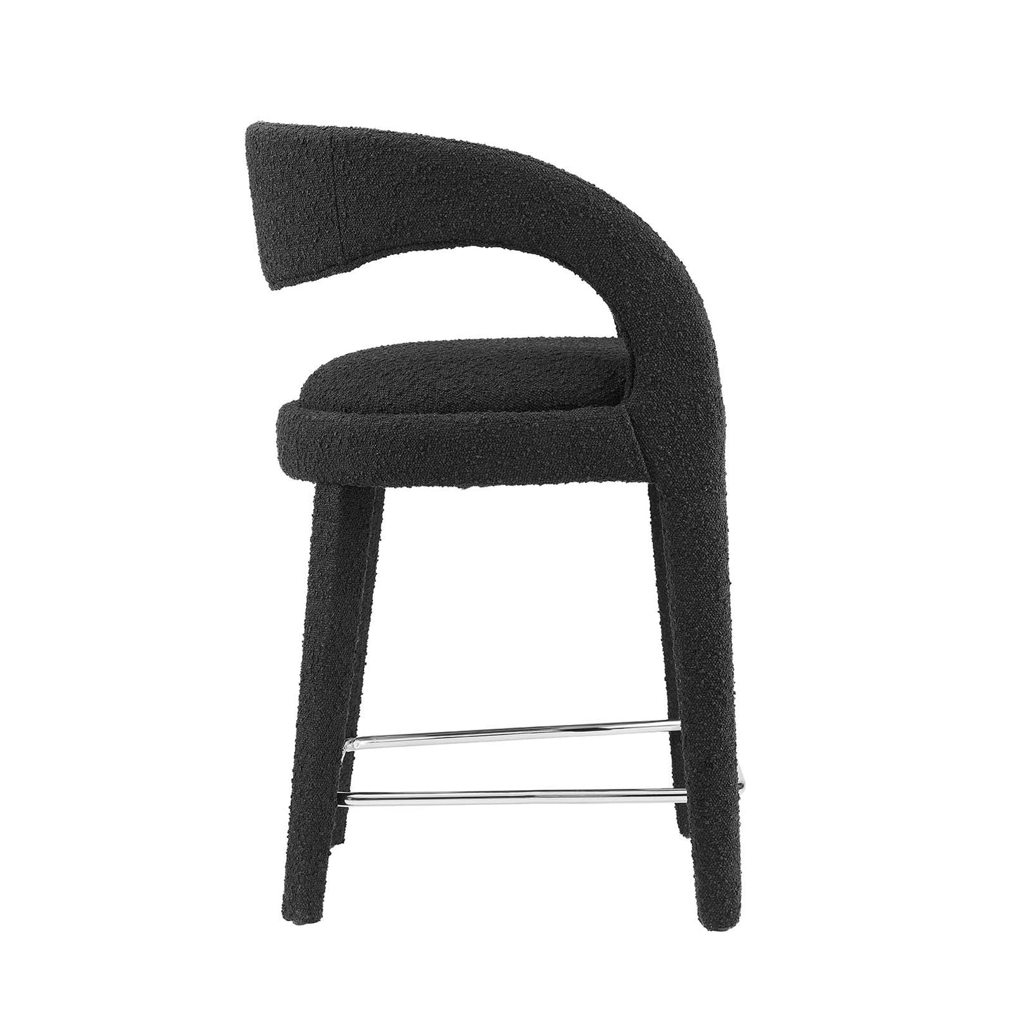 Pinnacle Boucle Upholstered Counter Stool Set of Two By Modway - EEI-6565 | Counter Stools | Modway - 3