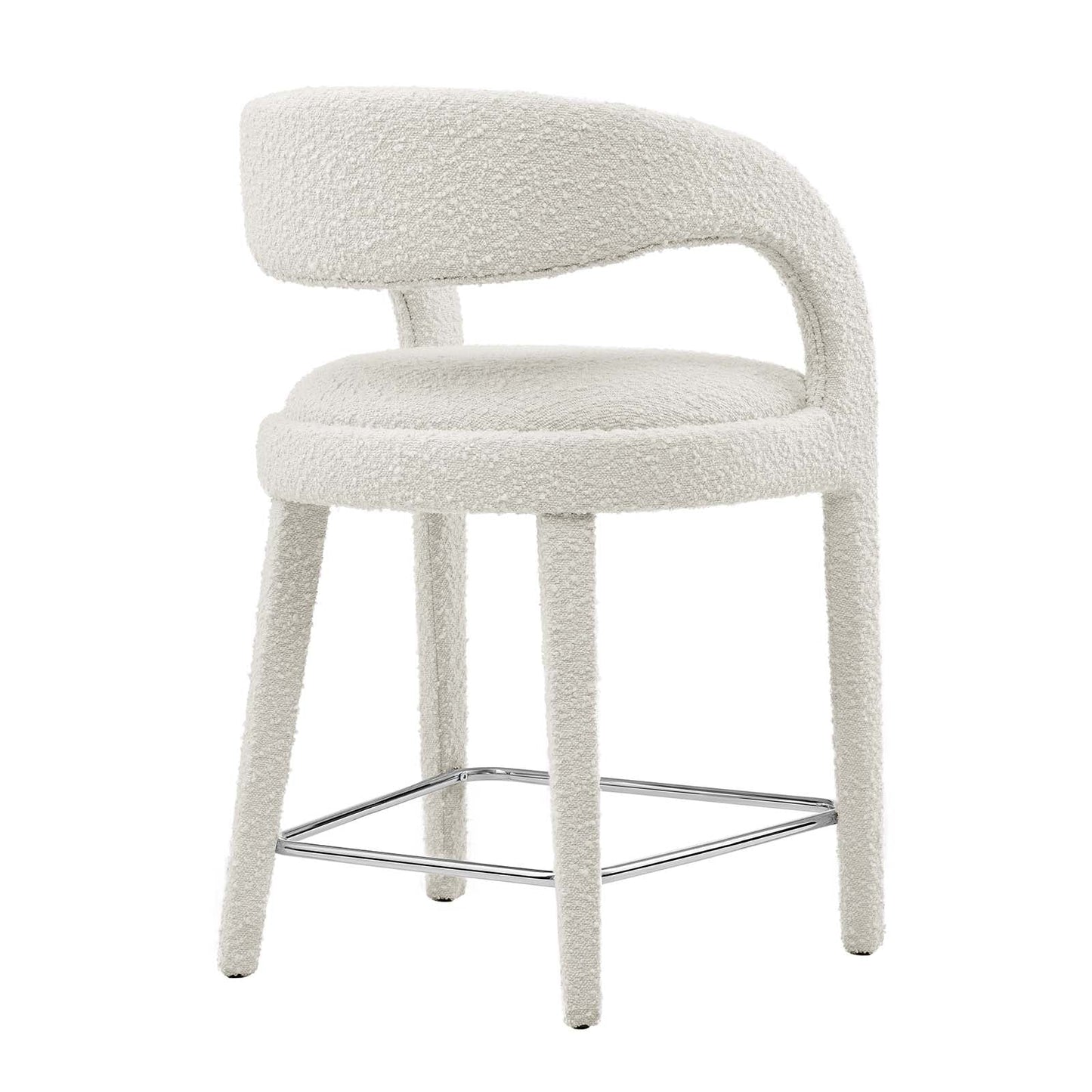 Pinnacle Boucle Upholstered Counter Stool Set of Two By Modway - EEI-6565 | Counter Stools | Modway - 13