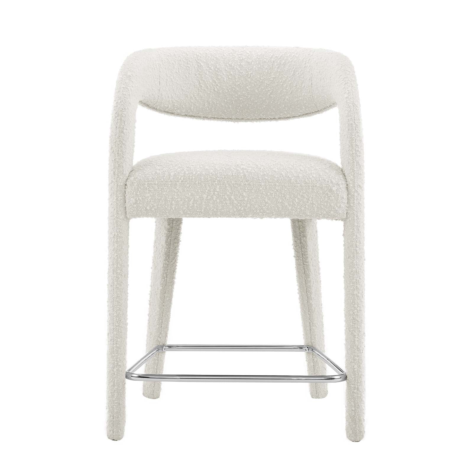 Pinnacle Boucle Upholstered Counter Stool Set of Two By Modway - EEI-6565 | Counter Stools | Modway - 14