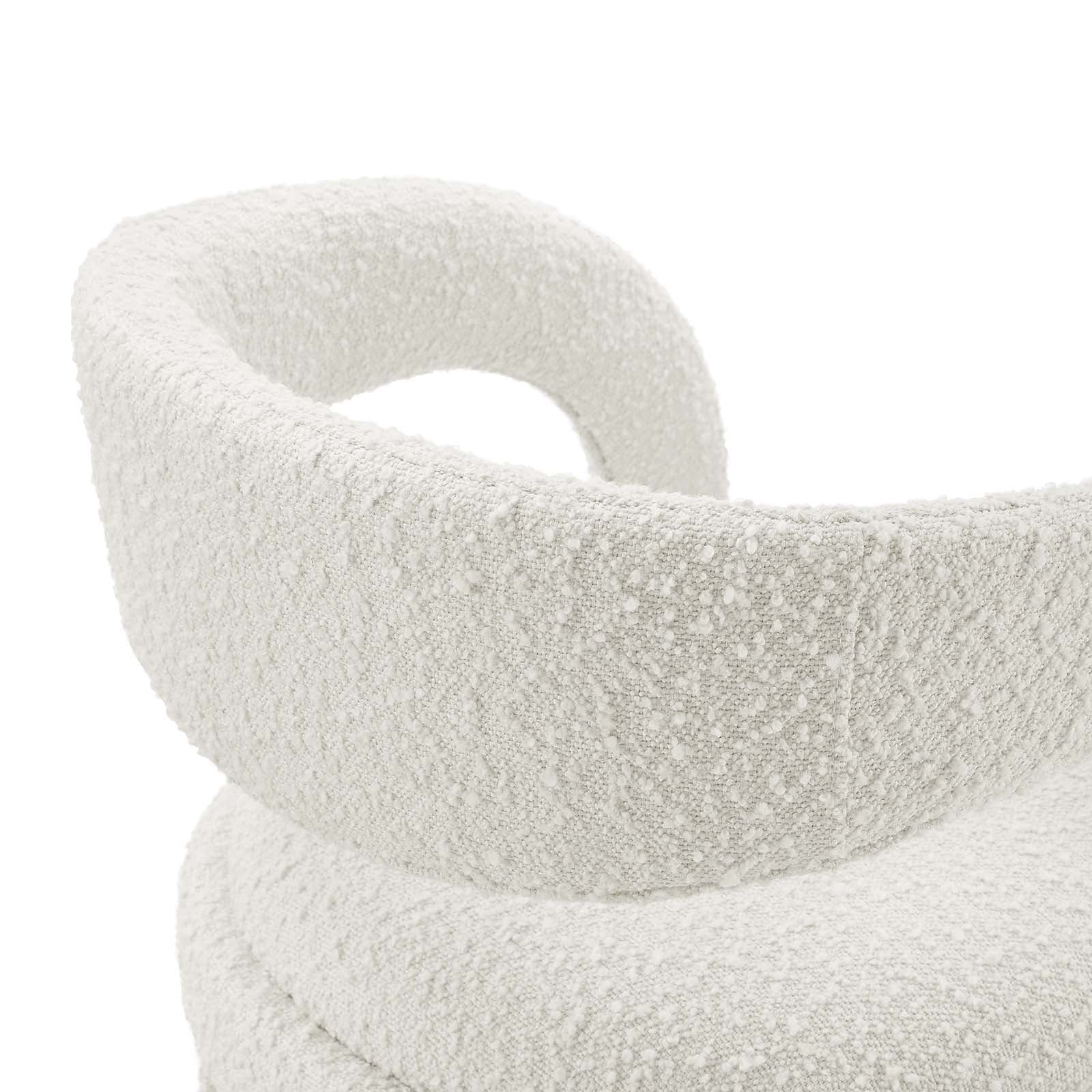 Pinnacle Boucle Upholstered Counter Stool Set of Two By Modway - EEI-6565 | Counter Stools | Modway - 15