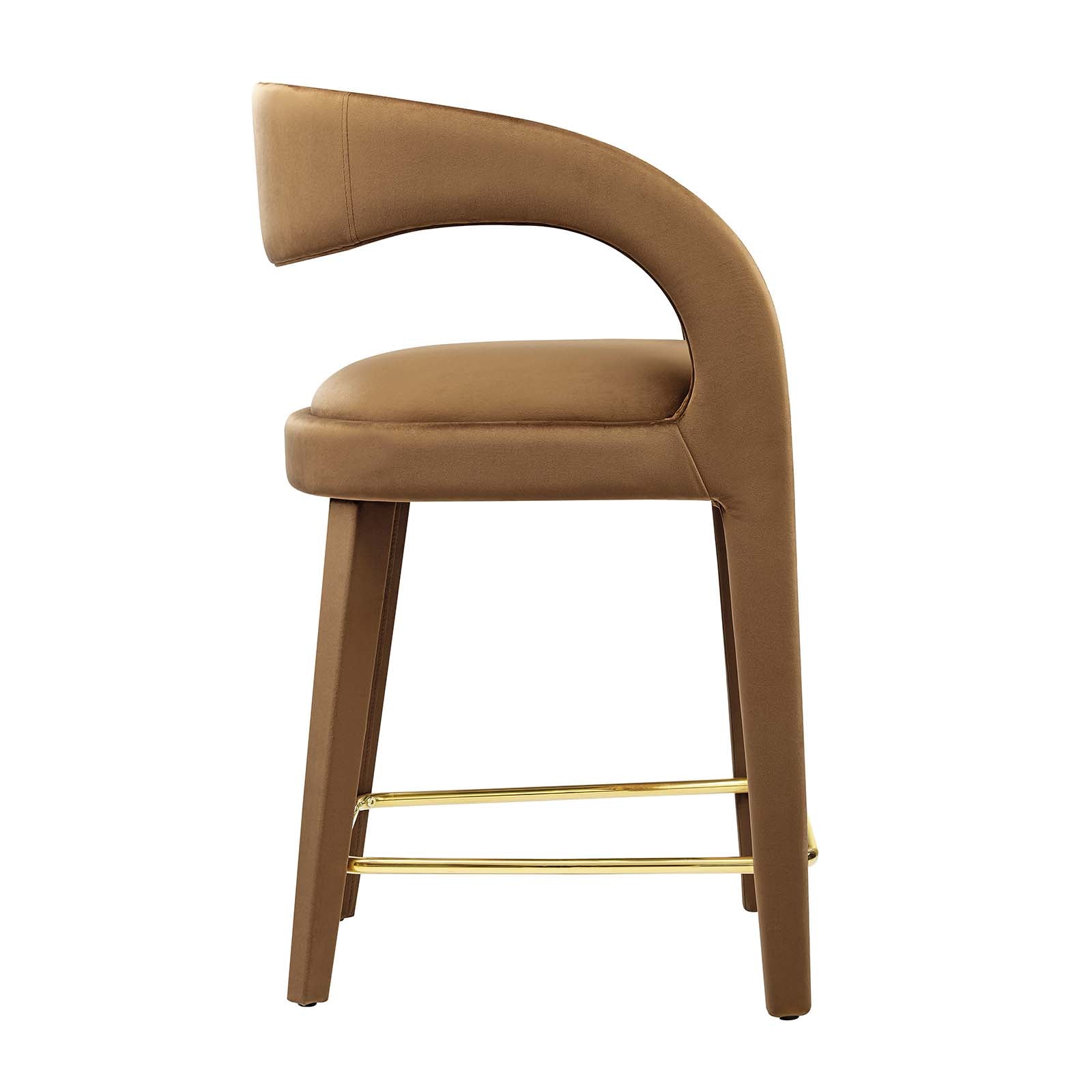 Pinnacle Performance Velvet Counter Stool Set of Two By Modway - EEI-6566 | Counter Stools | Modway - 3