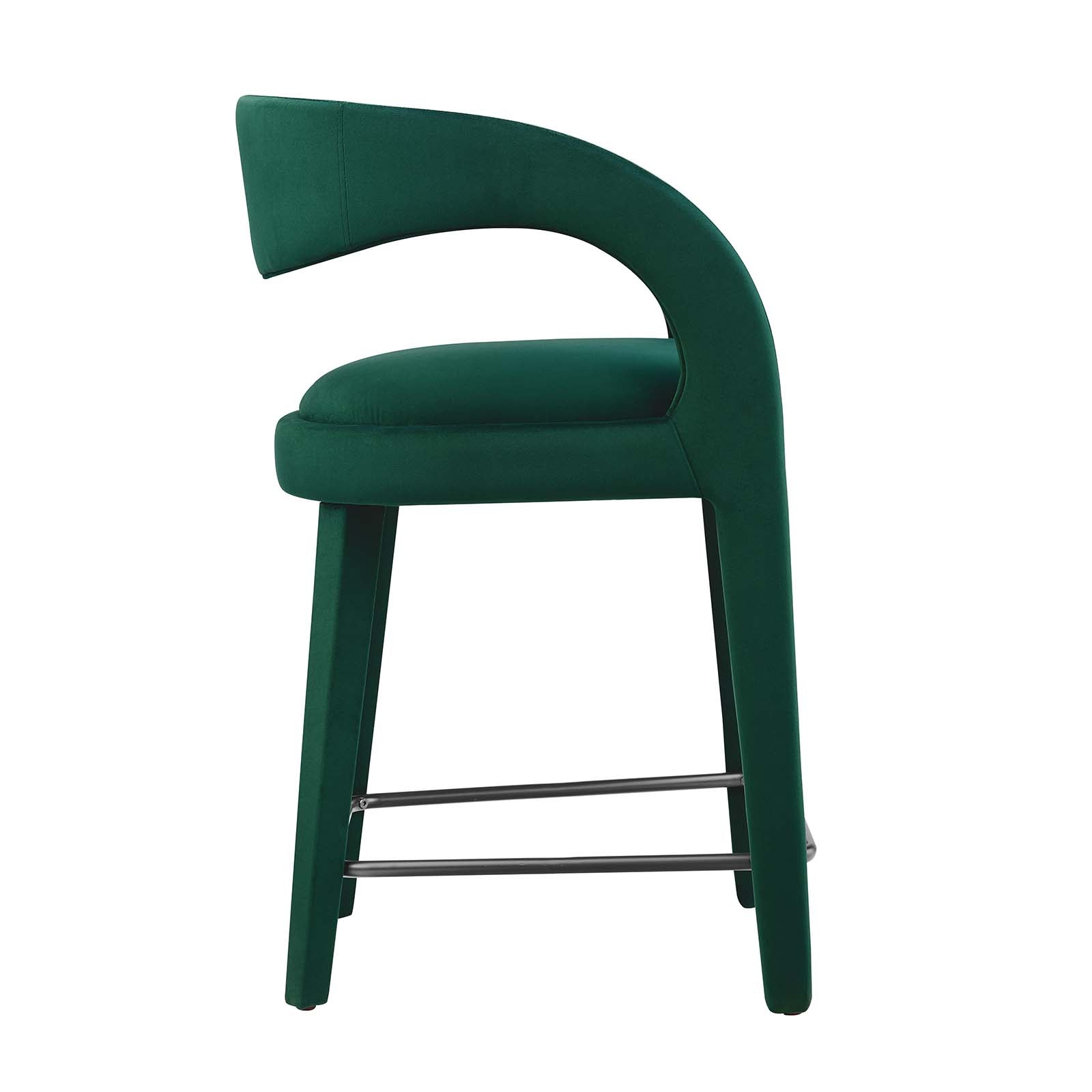 Pinnacle Performance Velvet Counter Stool Set of Two By Modway - EEI-6566 | Counter Stools | Modway - 12
