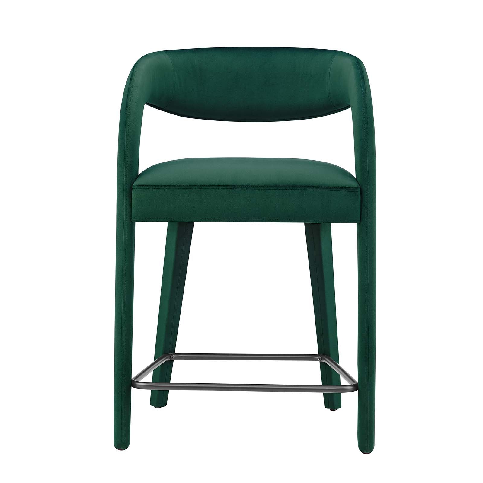Pinnacle Performance Velvet Counter Stool Set of Two By Modway - EEI-6566 | Counter Stools | Modway - 14
