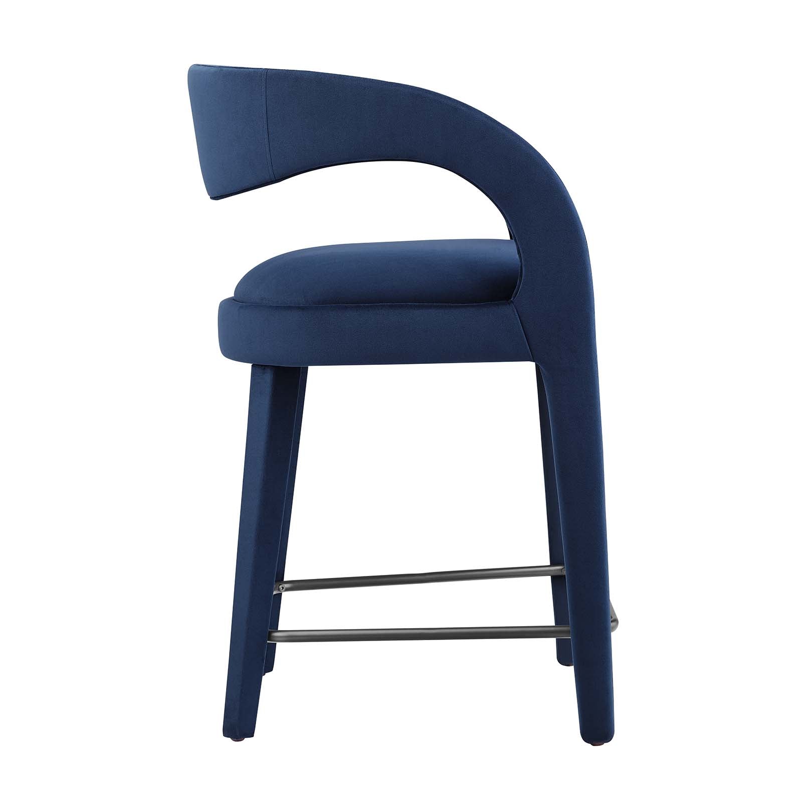 Pinnacle Performance Velvet Counter Stool Set of Two By Modway - EEI-6566 | Counter Stools | Modway - 39
