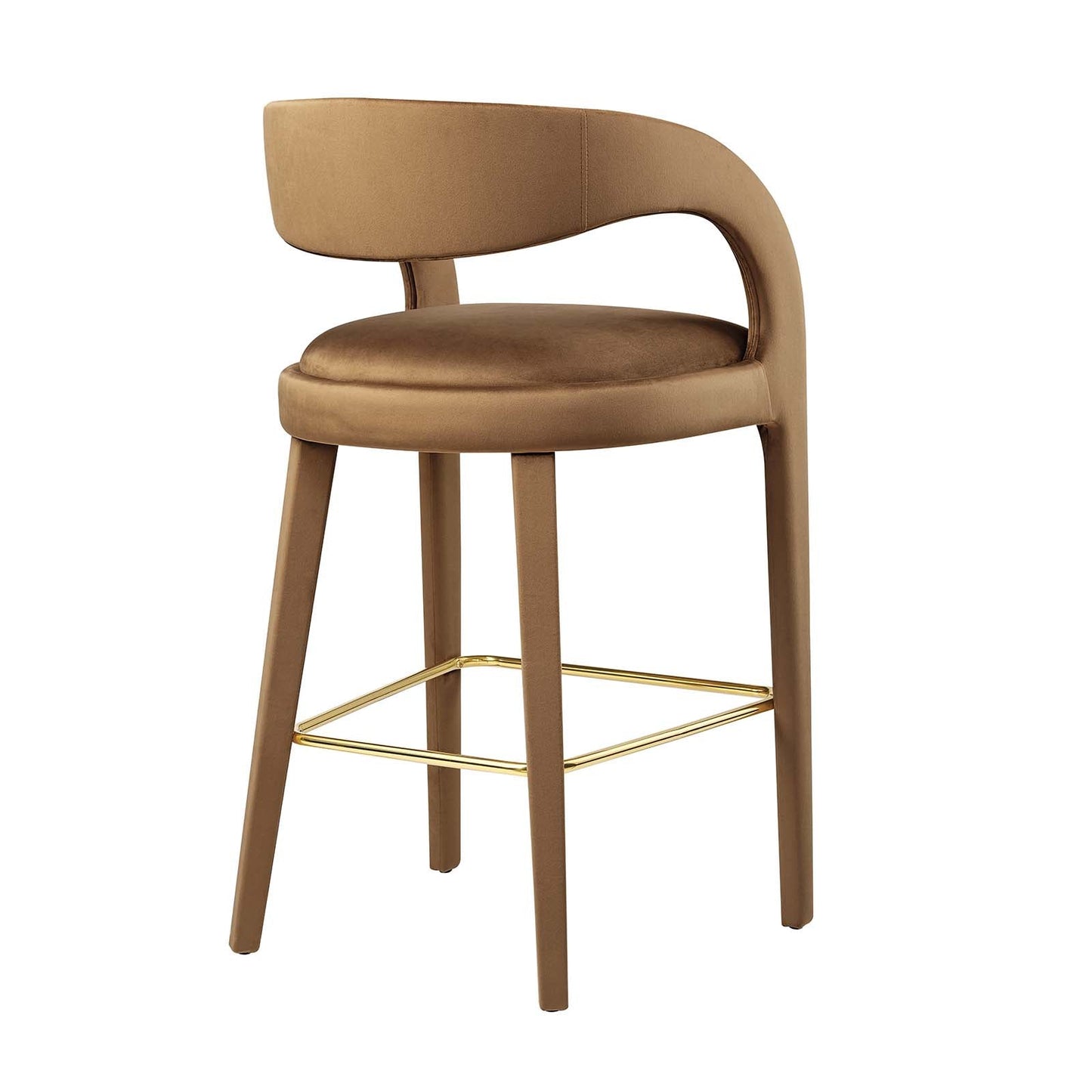 Pinnacle Performance Velvet Bar Stool Set of Two By Modway - EEI-6569 | Bar Stools | Modway - 4