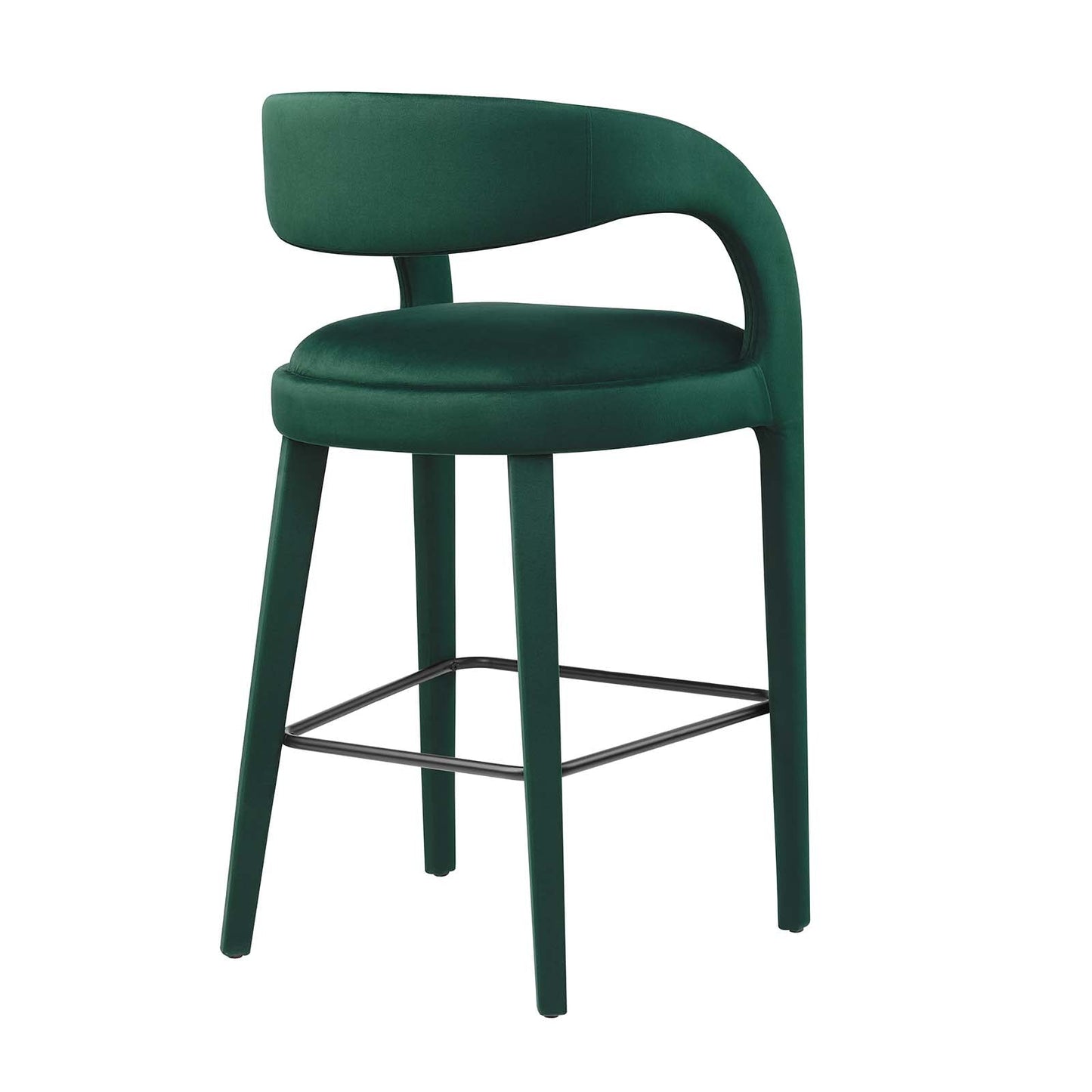 Pinnacle Performance Velvet Bar Stool Set of Two By Modway - EEI-6569 | Bar Stools | Modway - 13
