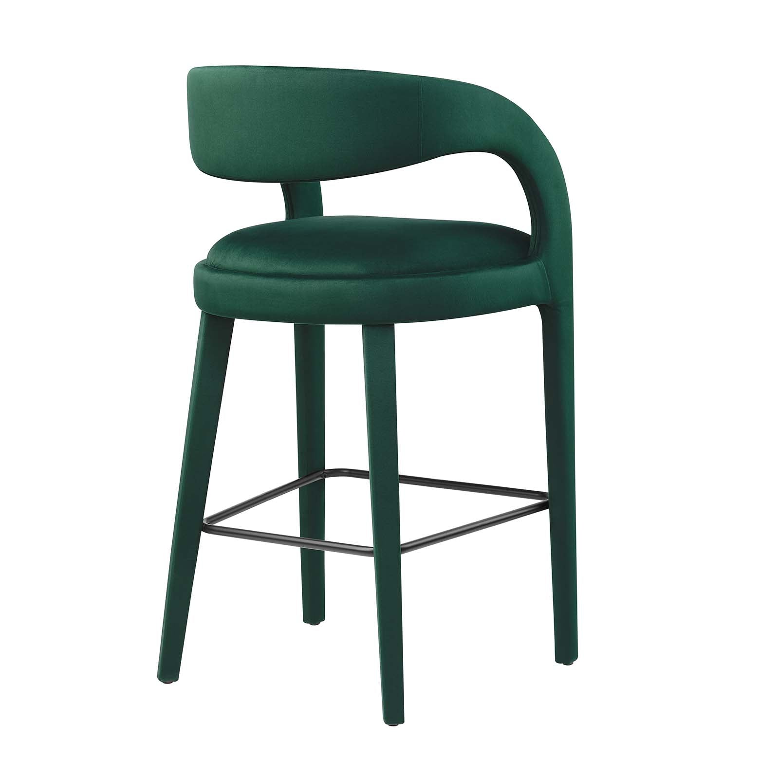 Pinnacle Performance Velvet Bar Stool Set of Two By Modway - EEI-6569 | Bar Stools | Modway - 13