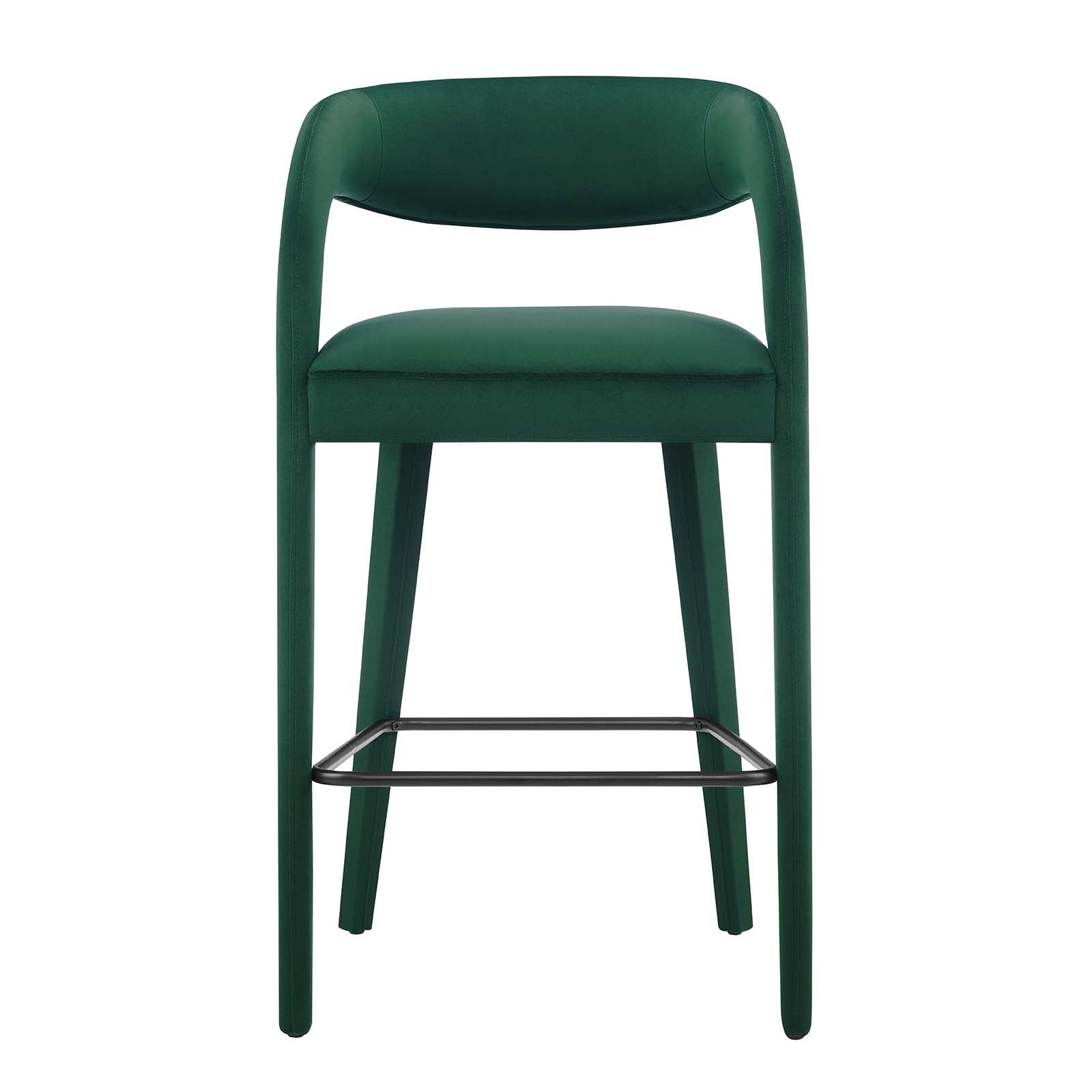 Pinnacle Performance Velvet Bar Stool Set of Two By Modway - EEI-6569 | Bar Stools | Modway - 14