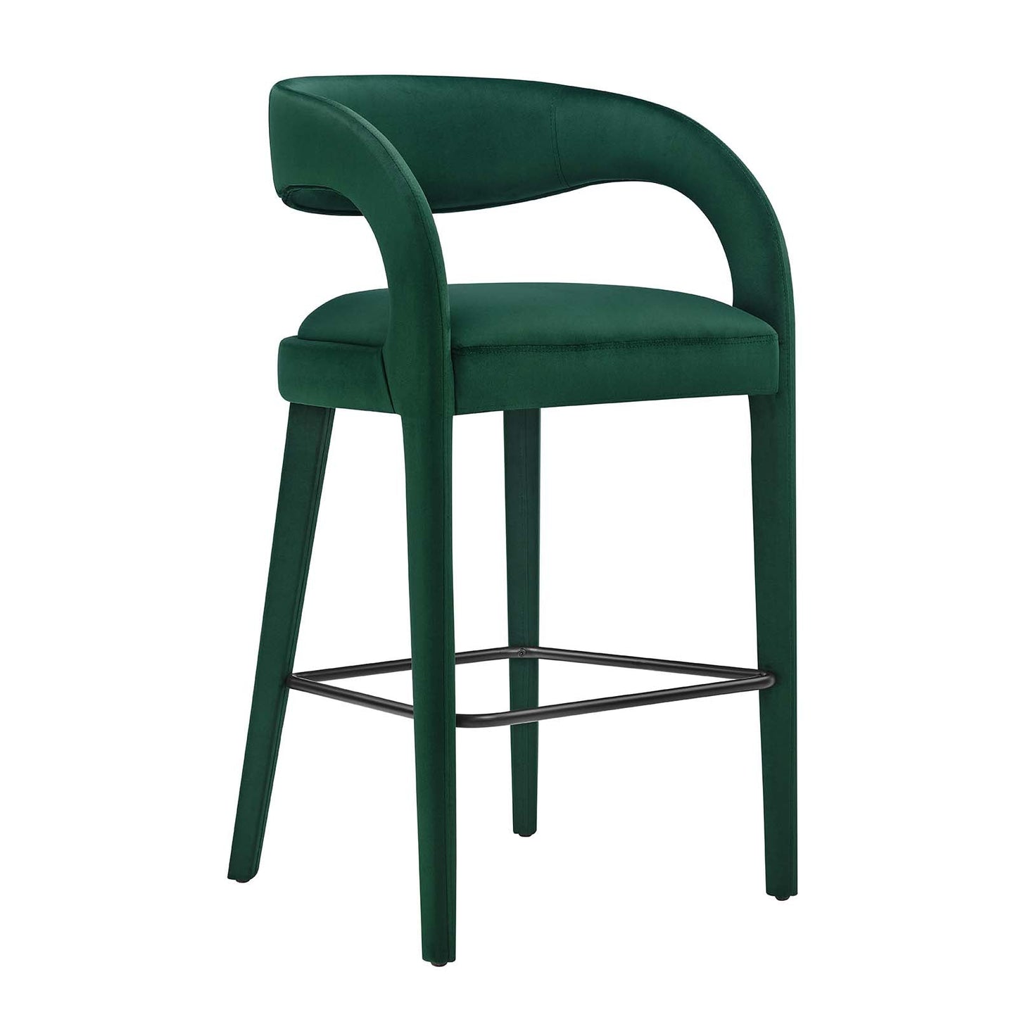 Pinnacle Performance Velvet Bar Stool Set of Two By Modway - EEI-6569 | Bar Stools | Modway - 16