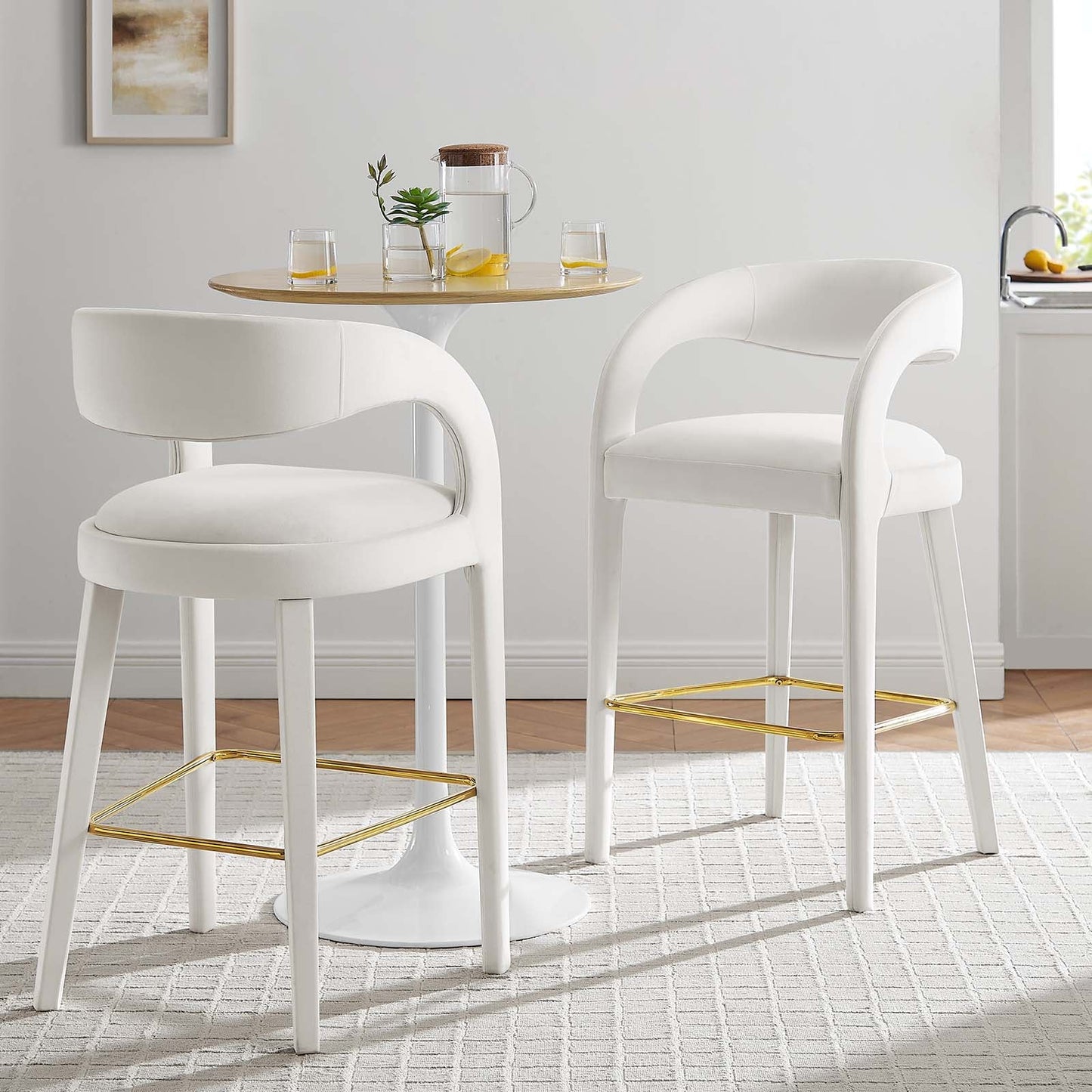 Pinnacle Performance Velvet Bar Stool Set of Two By Modway - EEI-6569 | Bar Stools | Modway - 29