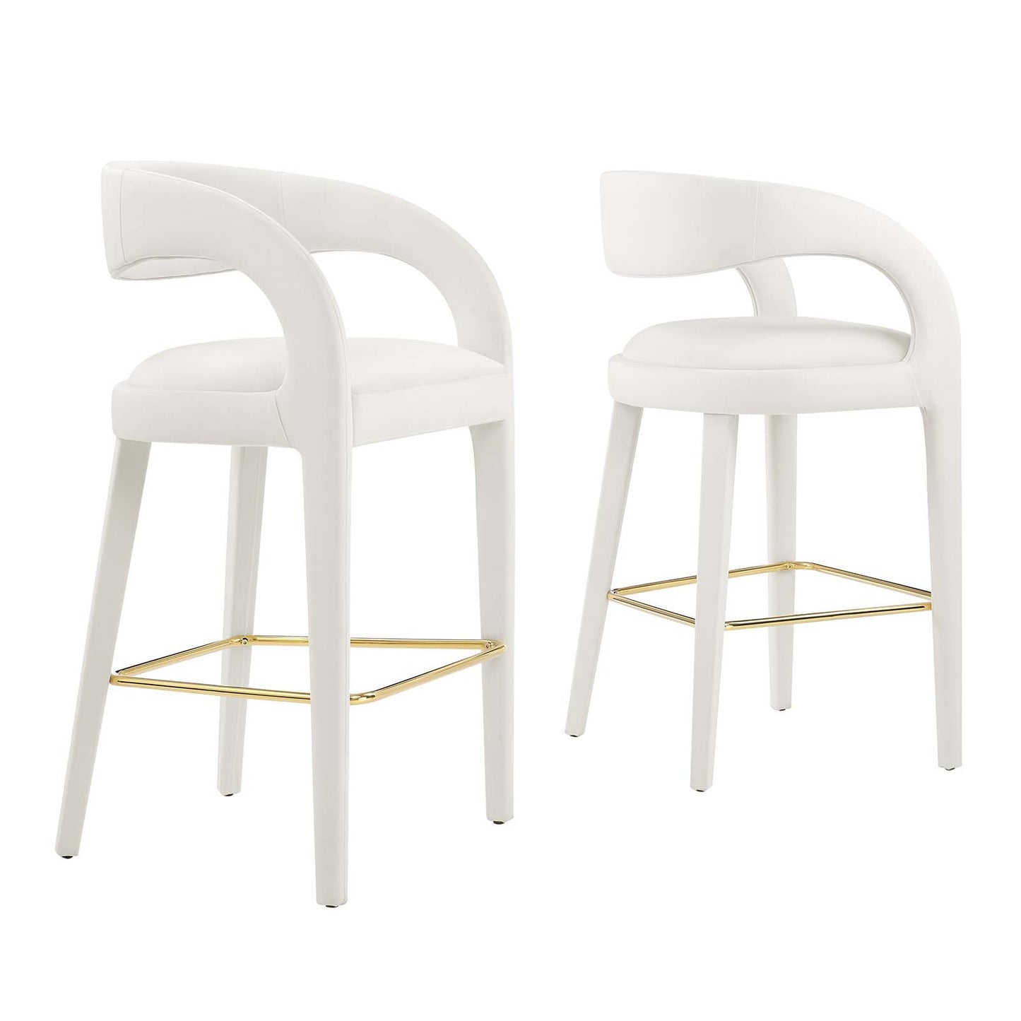Pinnacle Performance Velvet Bar Stool Set of Two By Modway - EEI-6569 | Bar Stools | Modway - 28