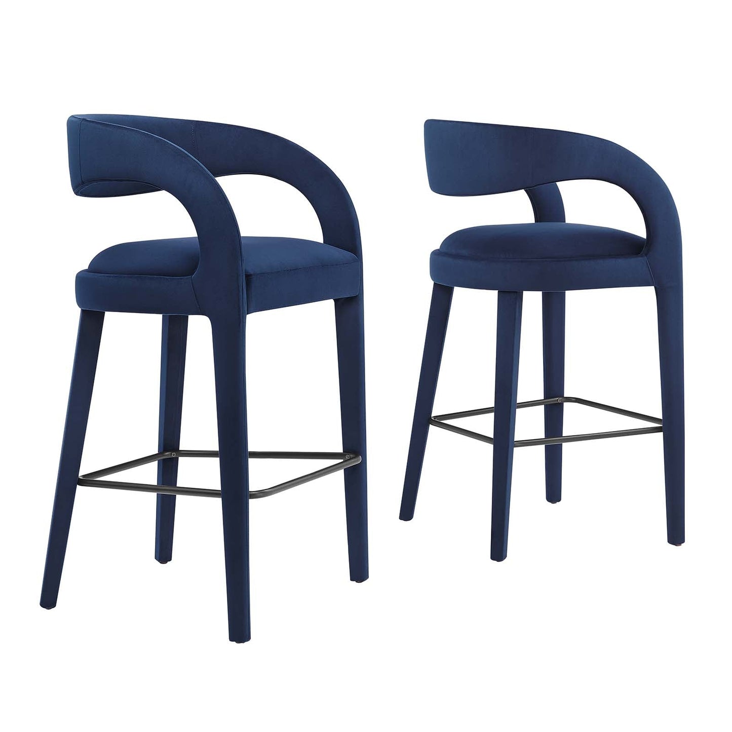 Pinnacle Performance Velvet Bar Stool Set of Two By Modway - EEI-6569 | Bar Stools | Modway - 37