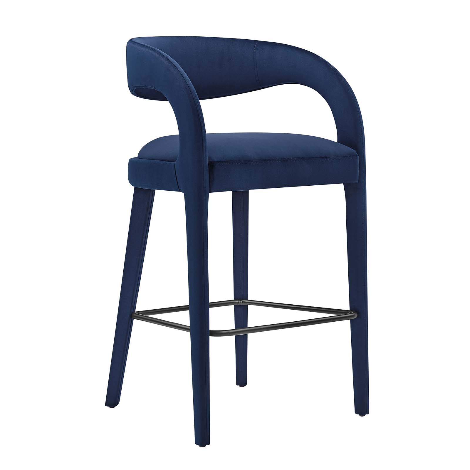 Pinnacle Performance Velvet Bar Stool Set of Two By Modway - EEI-6569 | Bar Stools | Modway - 43
