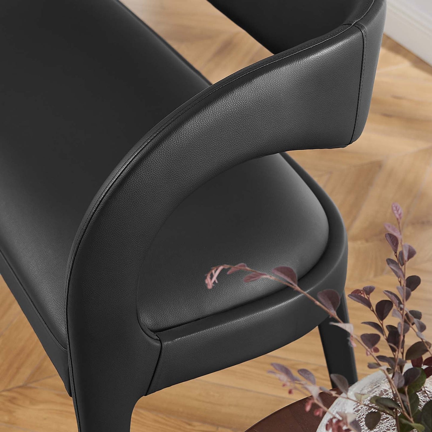 Pinnacle Vegan Leather Accent Bench By Modway - EEI-6570 | Benches | Modway - 8