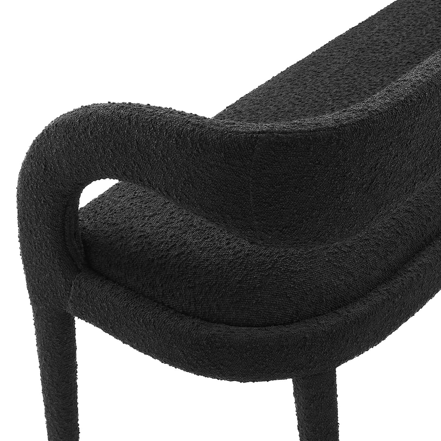 Pinnacle Boucle Fabric Accent Bench By Modway - EEI-6571 | Benches | Modway - 5