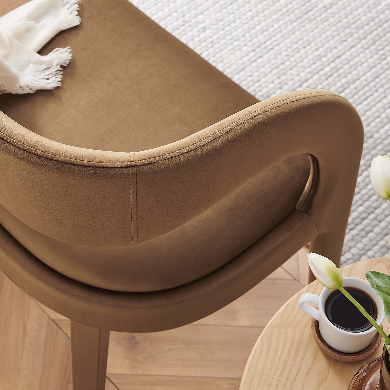 Pinnacle Performance Velvet Accent Bench By Modway - EEI-6572 | Benches | Modway - 8