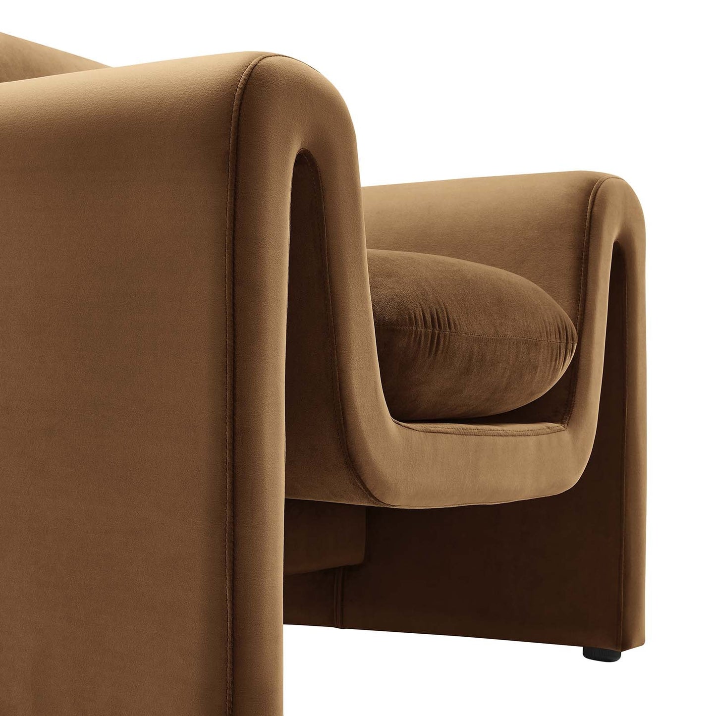 Waverly Performance Velvet Armchair By Modway - EEI-6576 | Armchairs | Modishstore - 6