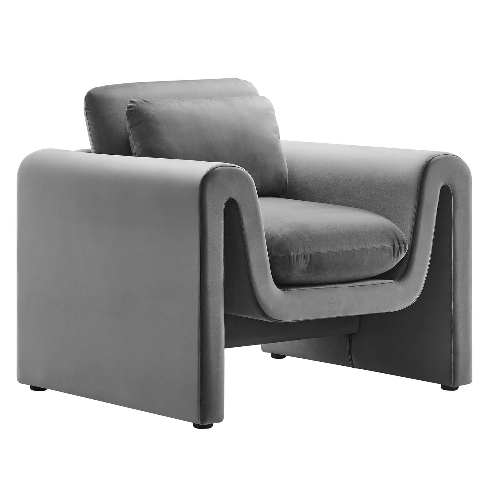 Waverly Performance Velvet Armchair By Modway - EEI-6576 | Armchairs | Modishstore - 10