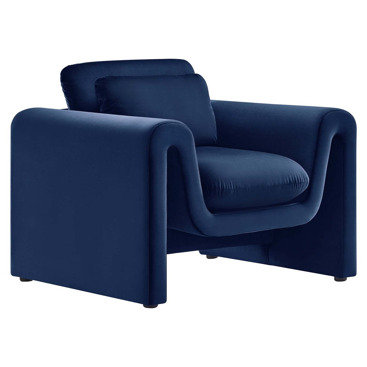 Waverly Performance Velvet Armchair By Modway - EEI-6576 | Armchairs | Modishstore - 18