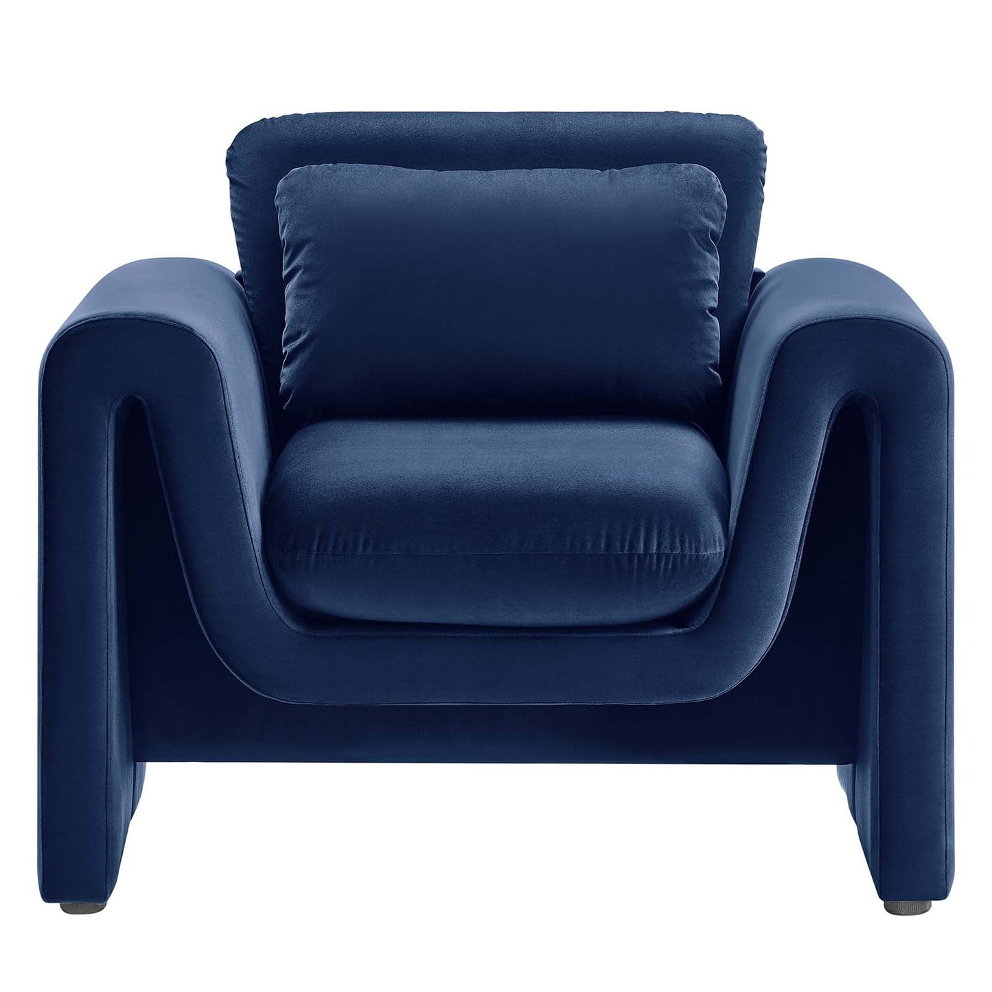 Waverly Performance Velvet Armchair By Modway - EEI-6576 | Armchairs | Modishstore - 21