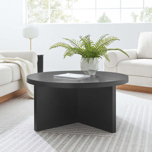 Silas Round Wood Coffee Table By Modway - EEI-6580 | Coffee Tables | Modishstore