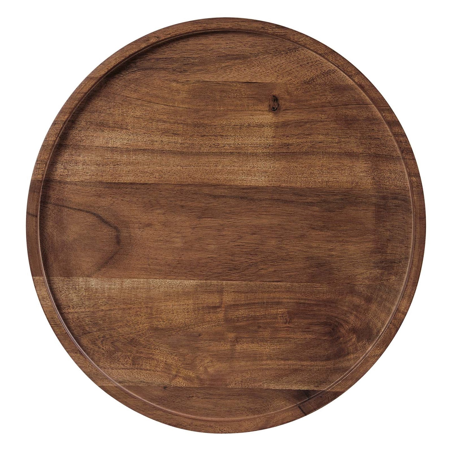 Amina Round Acacia Wood Side Table By Modway - EEI-6607 | Side Tables - 4