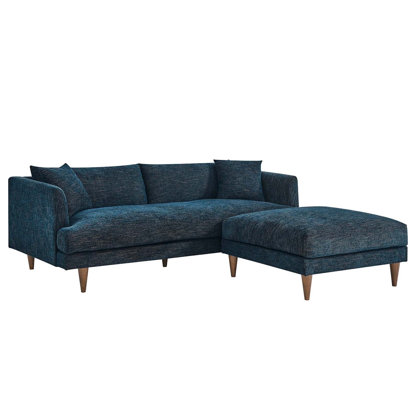 Zoya Down Filled Overstuffed Sofa and Ottoman Set By Modway - EEI-6614 | Sectional | Modishstore - 5