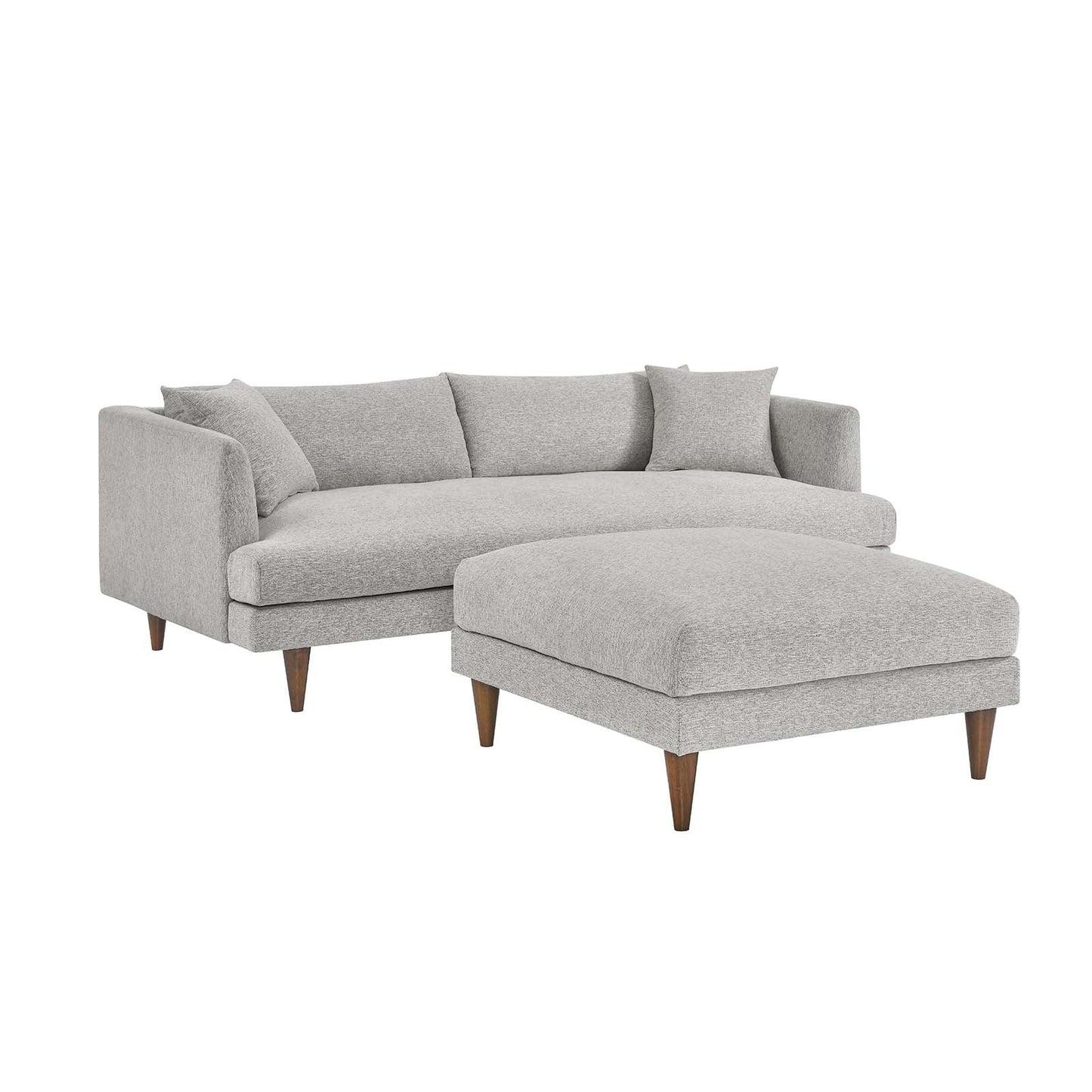 Zoya Down Filled Overstuffed Sofa and Ottoman Set By Modway - EEI-6614 | Sectional | Modishstore - 21