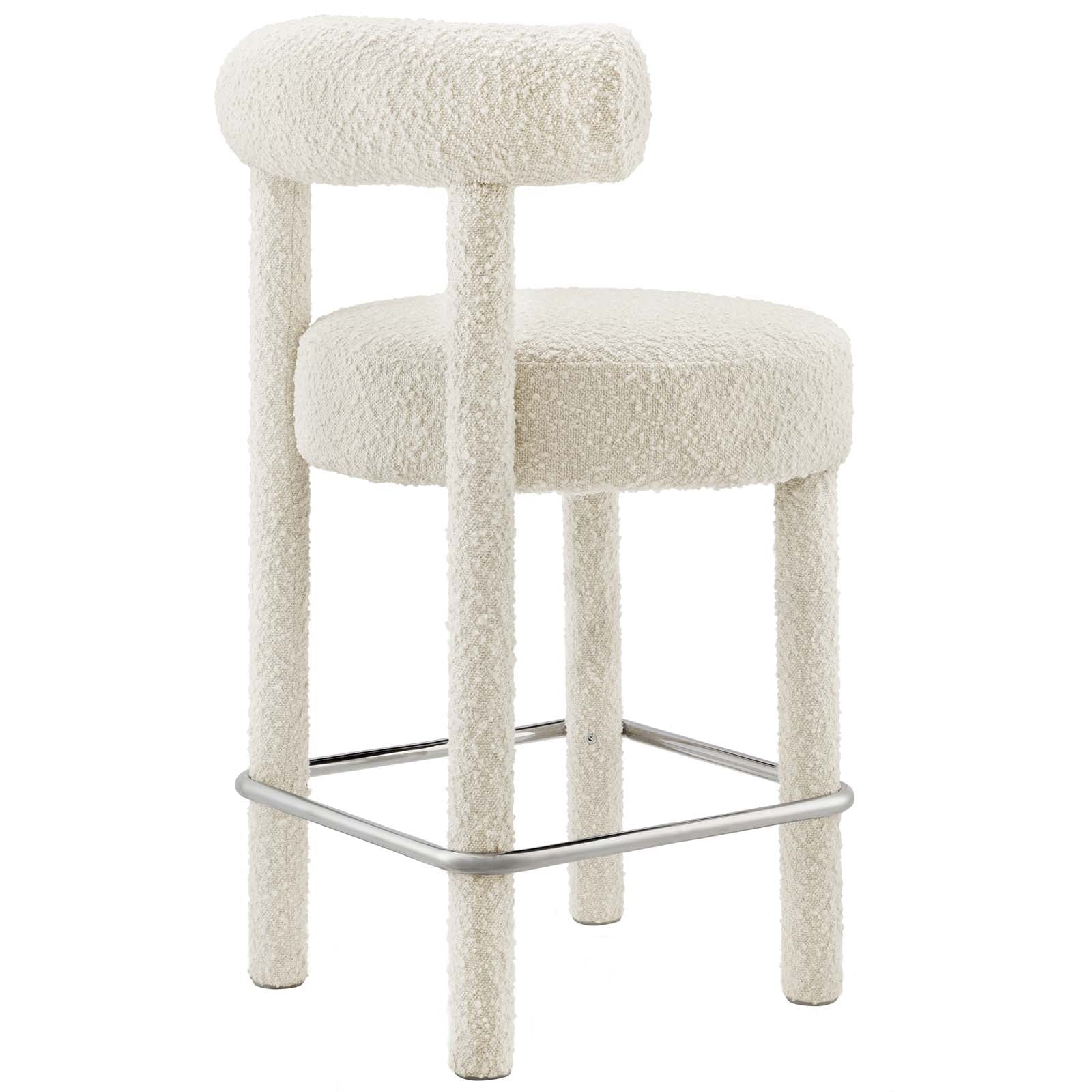 Toulouse Boucle Fabric Counter Stool - Set of 2 By Modway - EEI-6707 | Counter Stools | Modway - 16