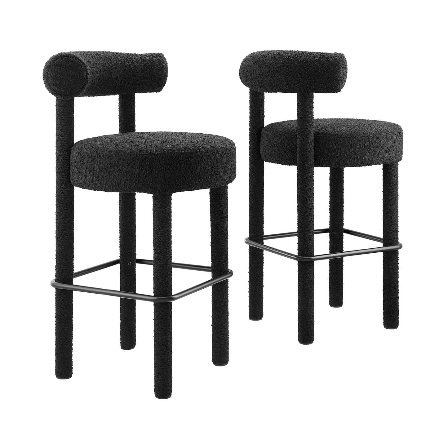 Toulouse Boucle Fabric Bar Stool - Set of 2 By Modway - EEI-6709 | Bar Stools | Modway - 2